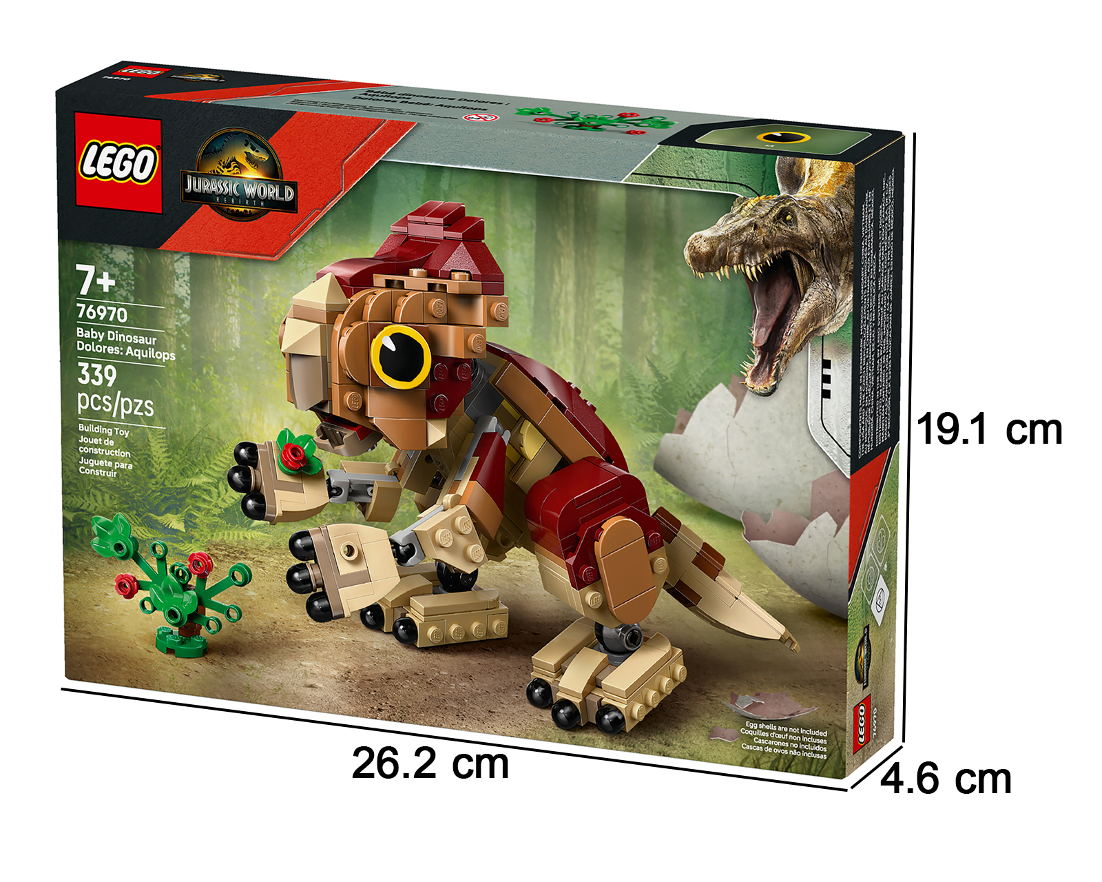 Foto 6 pulgar | Foto 5 | LEGO Jurassic World Rebirth Baby Dinosaur Dolores: Aquilops