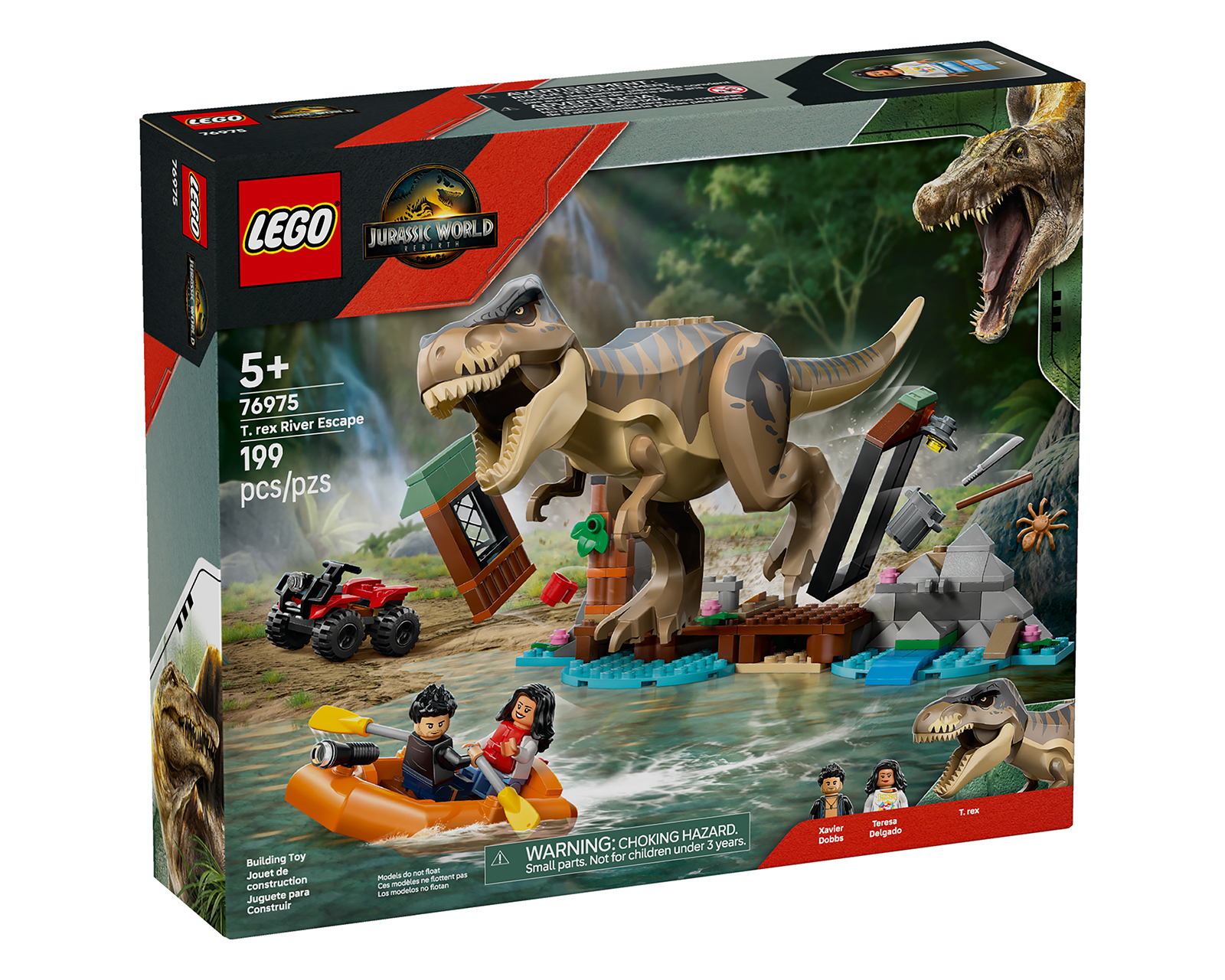 Foto 5 pulgar | Foto 4 | LEGO Jurassic World: Huida por el Río y T. Rex a la Caza