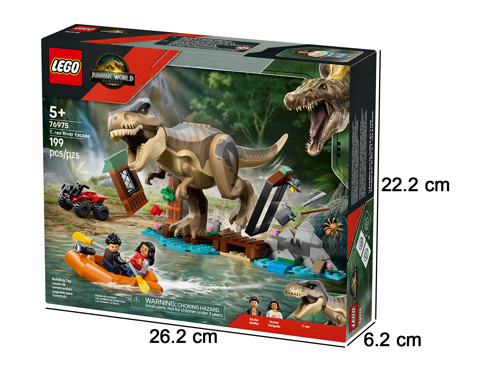 Foto 6 pulgar | Foto 5 | LEGO Jurassic World: Huida por el Río y T. Rex a la Caza