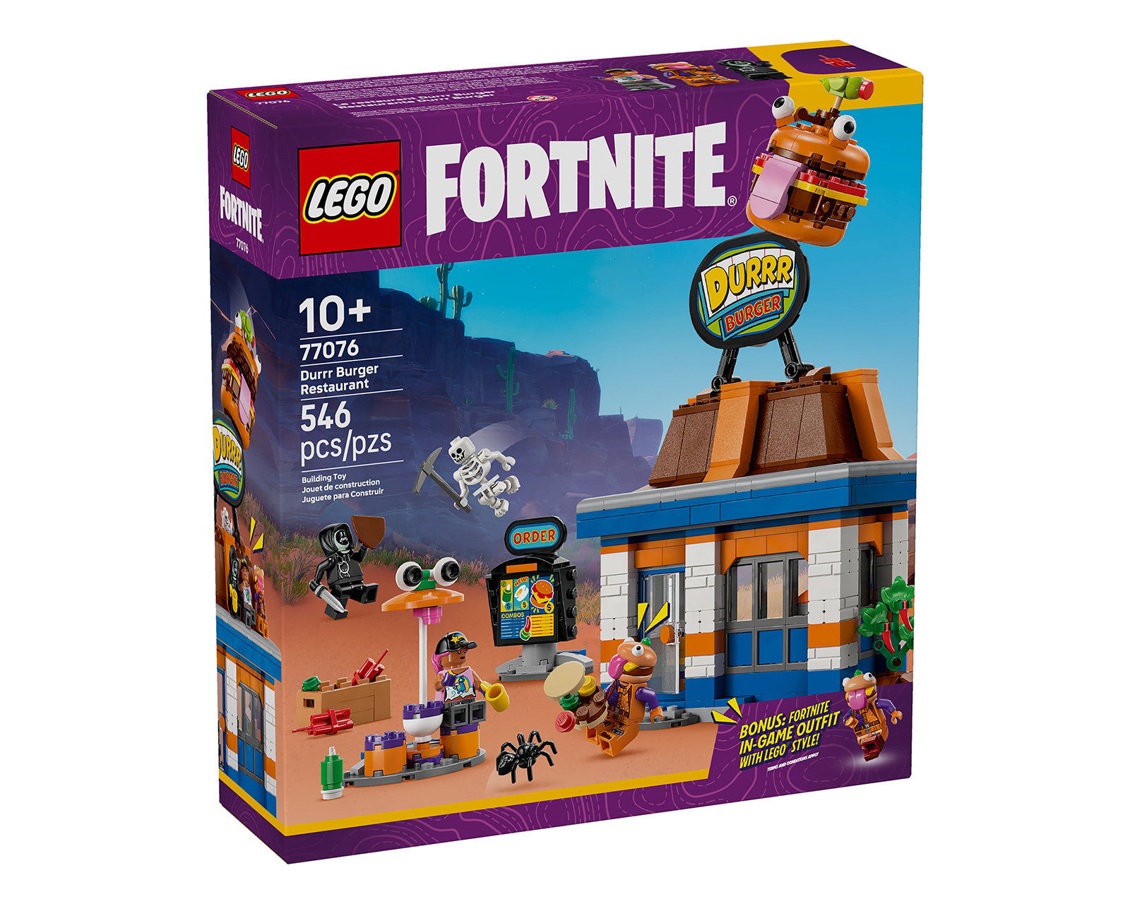 Foto 5 pulgar | Foto 4 | LEGO Fortnite: Restaurante Hamburrrguesa