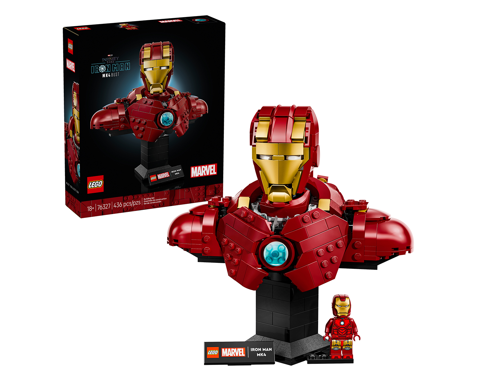 Foto 1 | Foto 1 | LEGO Marvel: Busto de Iron Man MK4