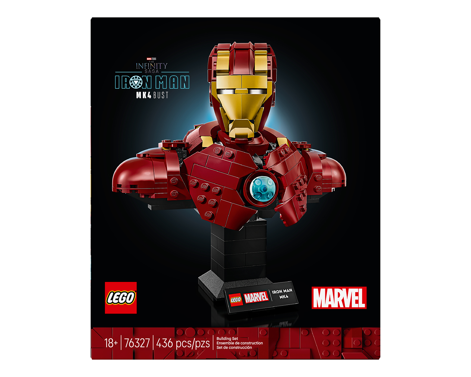 Foto 2 | Foto 2 | LEGO Marvel: Busto de Iron Man MK4