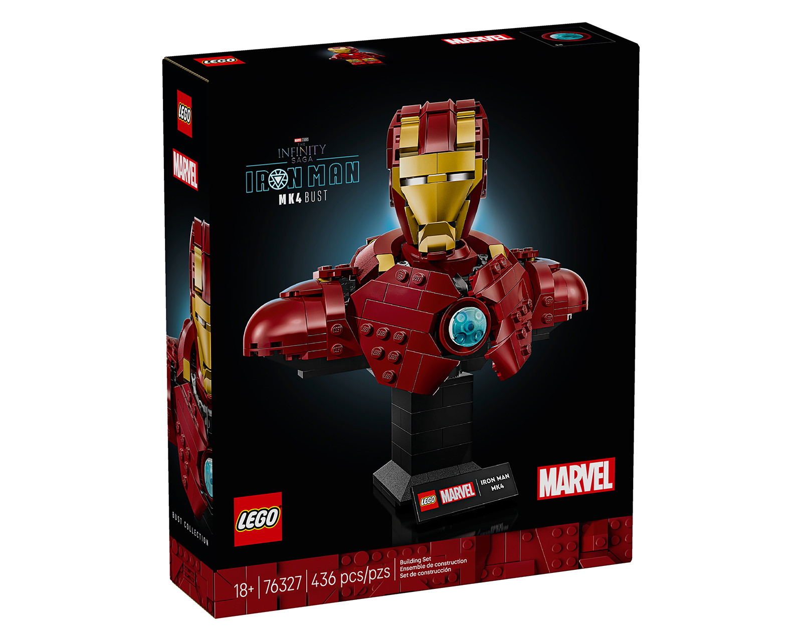 Foto 5 pulgar | Foto 4 | LEGO Marvel: Busto de Iron Man MK4