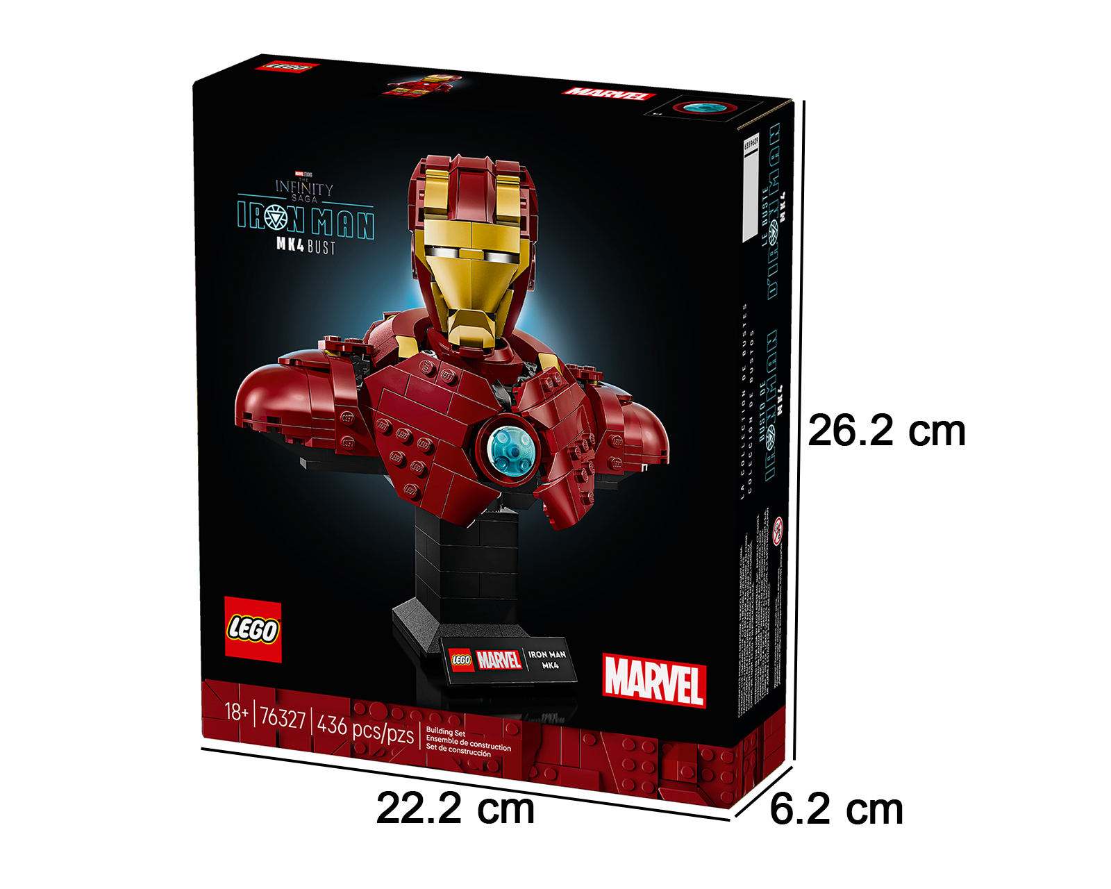 Foto 6 pulgar | Foto 5 | LEGO Marvel: Busto de Iron Man MK4
