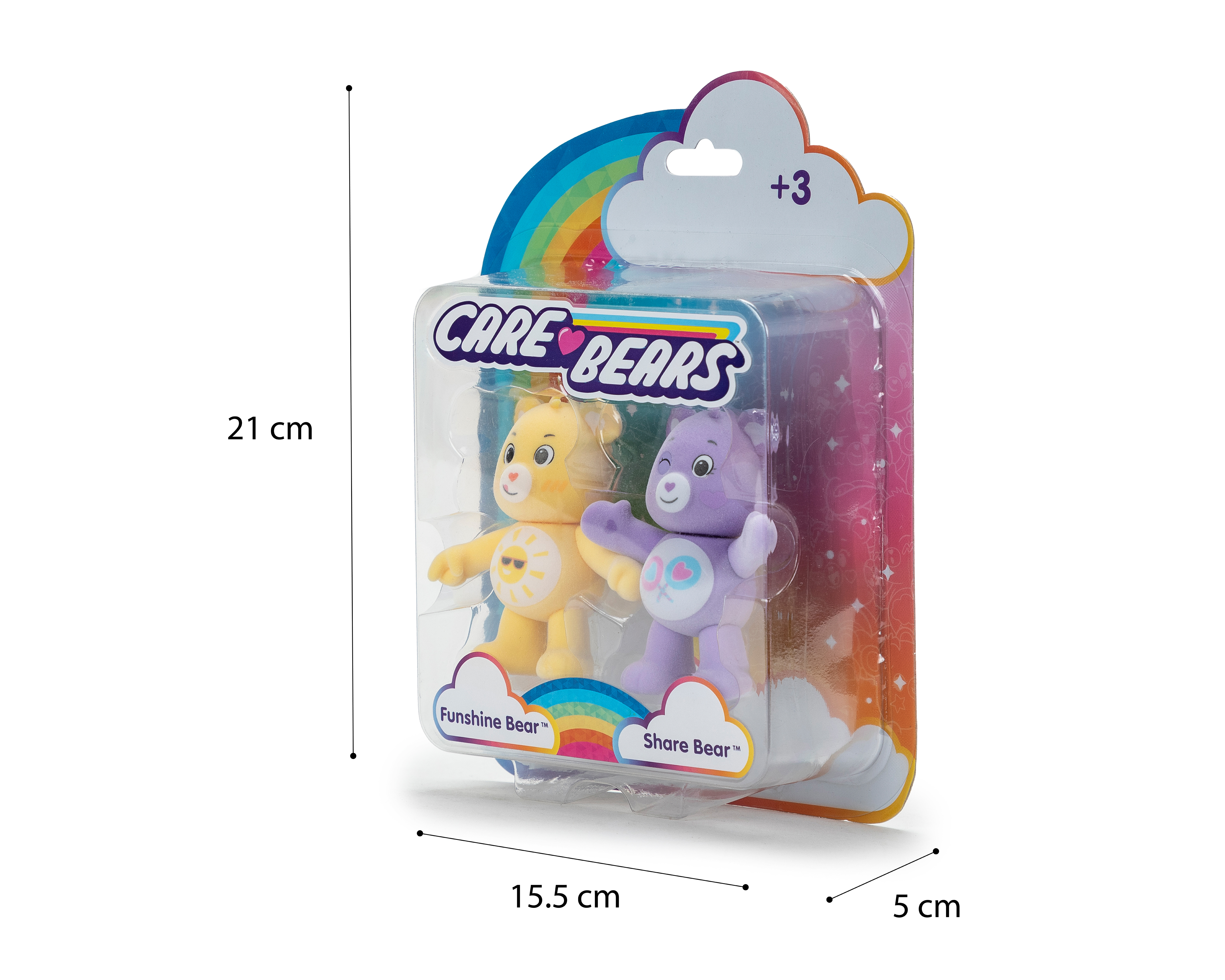 Foto 5 pulgar | Foto 4 | Figura Ruz Care Bears 2 Piezas al Azar