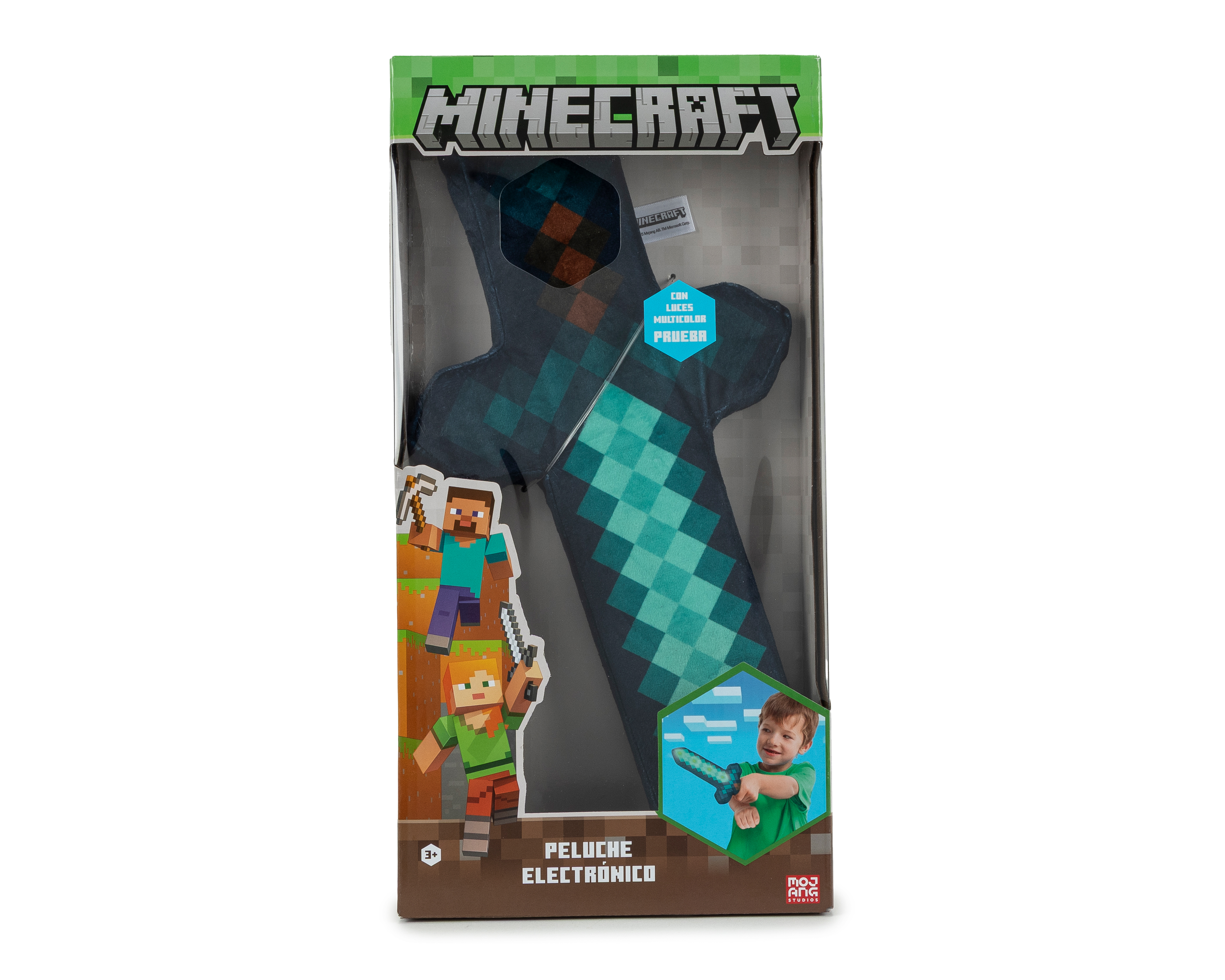 Foto 6 pulgar | Foto 5 | Espada de Peluche Minecraft con Luces