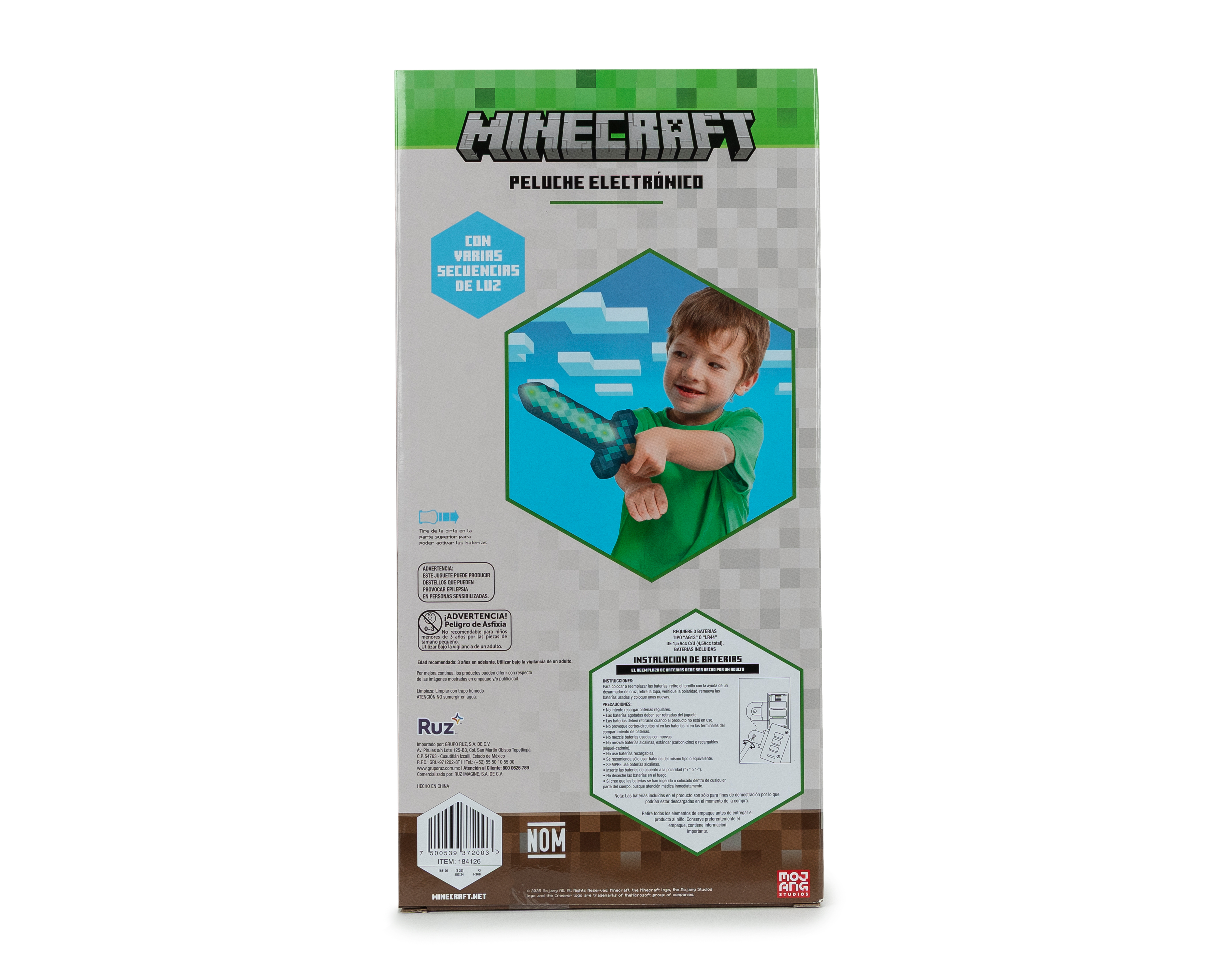 Foto 6 | Foto 6 | Espada de Peluche Minecraft con Luces