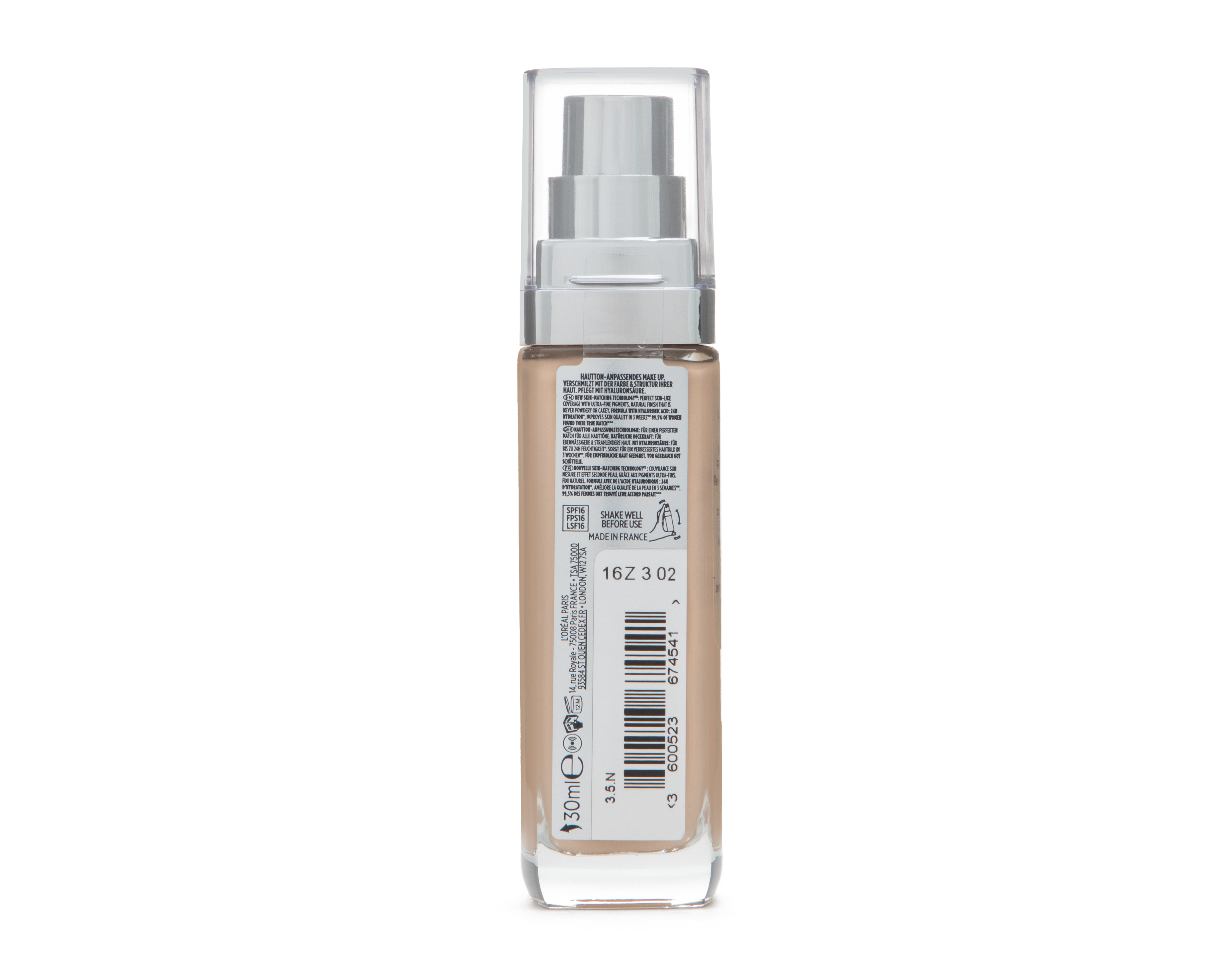 Foto 3 pulgar | Foto 2 | Base de Maquillaje L'Oréal True Match Super-Blendable 3.5N Peach 30 ml
