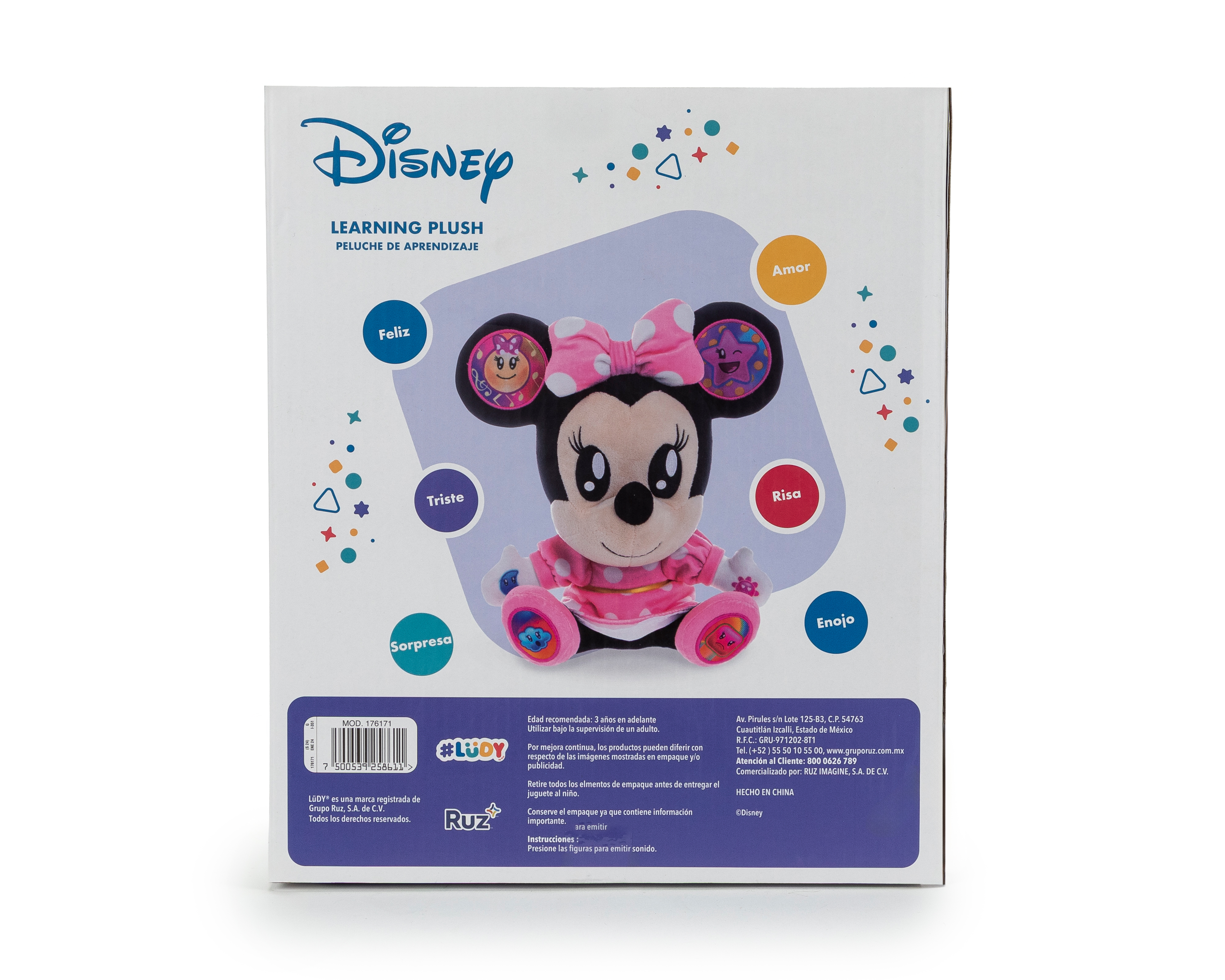 Foto 7 pulgar | Foto 6 | Peluche de Aprendizaje Disney Minnie Mouse con Sonido