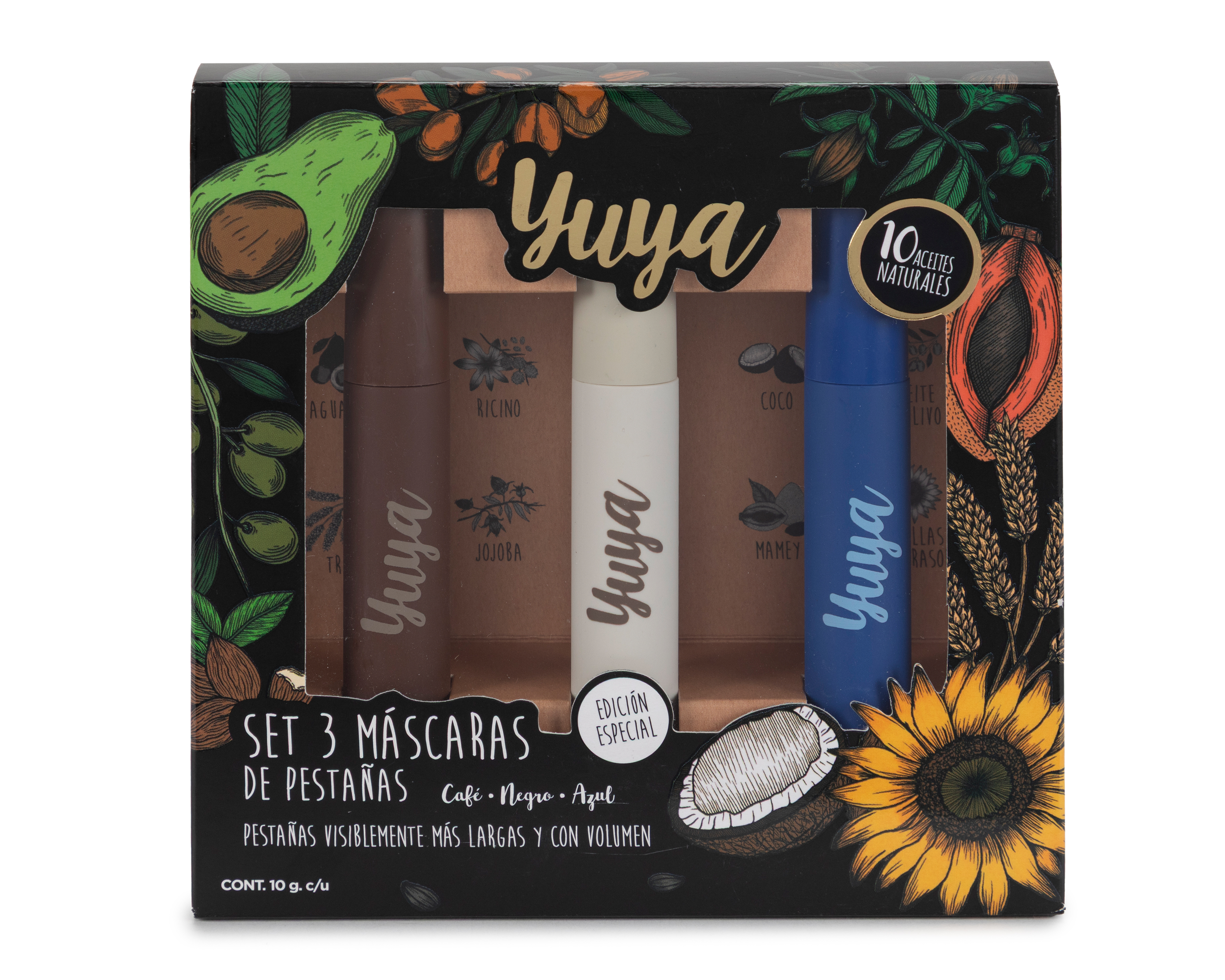 Foto 3 pulgar | Foto 2 | Máscara para Pestañas Yuya 3 Piezas