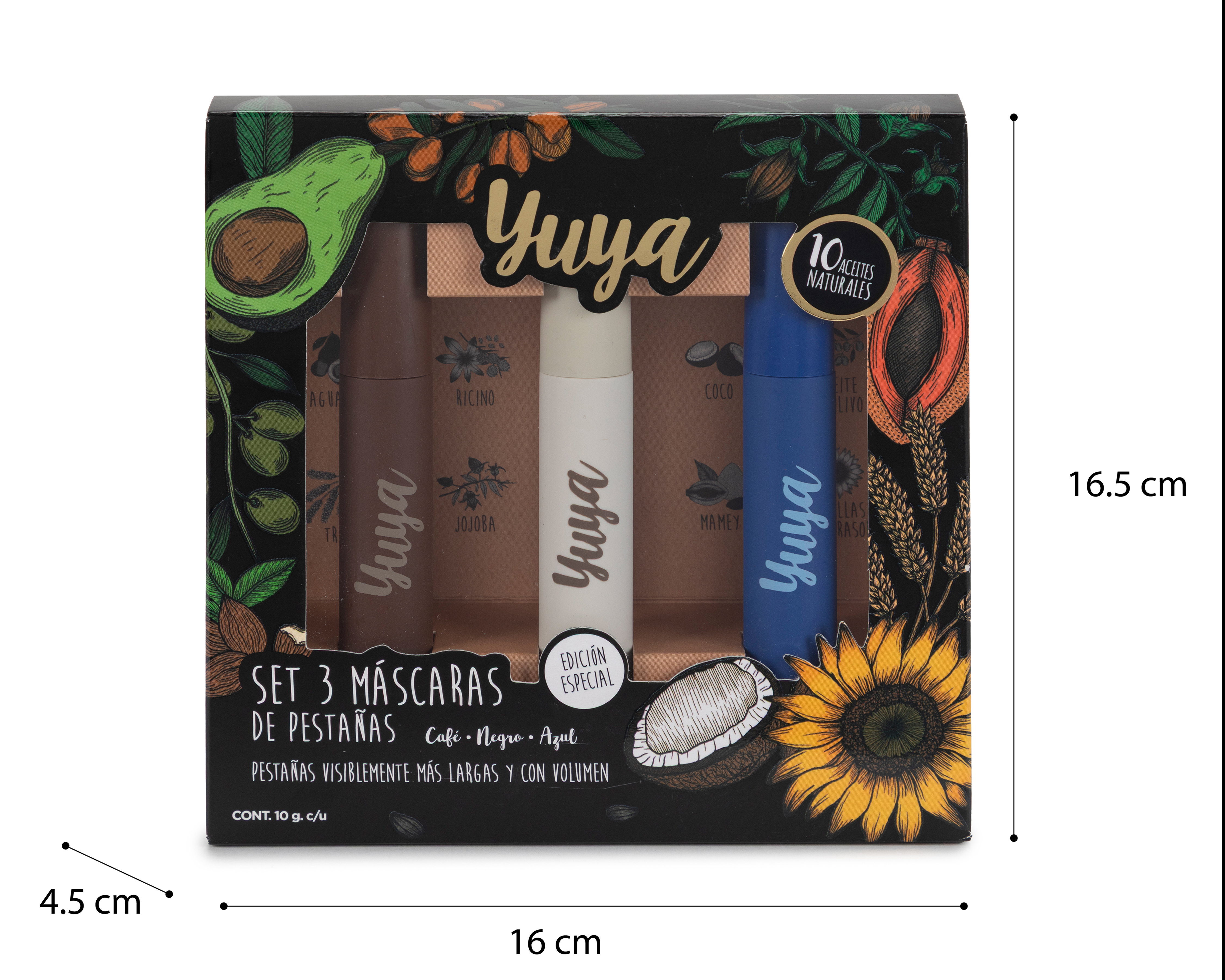 Foto 6 pulgar | Foto 5 | Máscara para Pestañas Yuya 3 Piezas