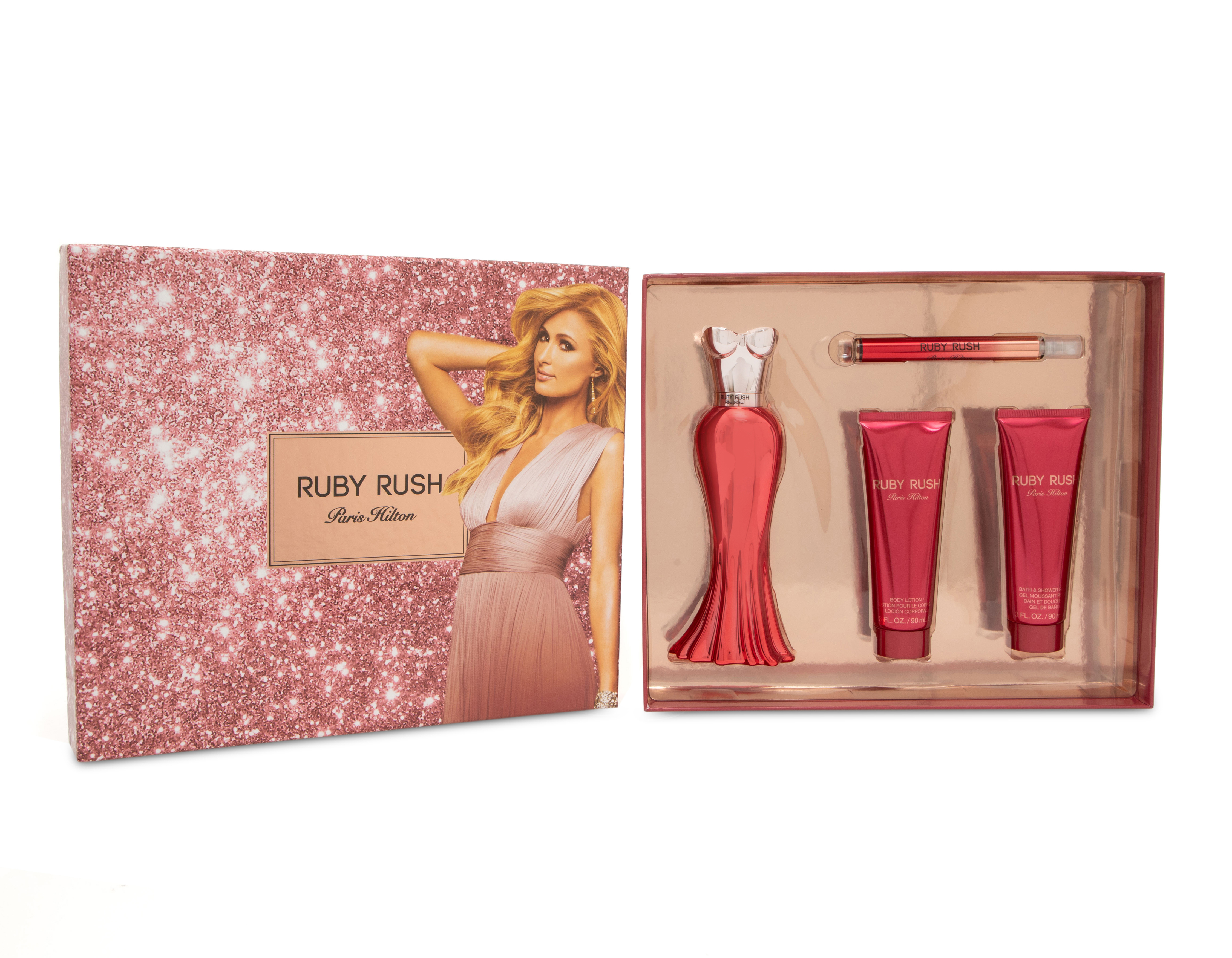 Foto 5 pulgar | Foto 4 | Estuche para Mujer Paris Hilton Ruby Rush 4 Piezas