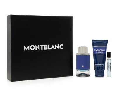 Foto 1 | Foto 1 | Estuche para Hombre Montblanc Explorer Ultra Blue 3 Piezas