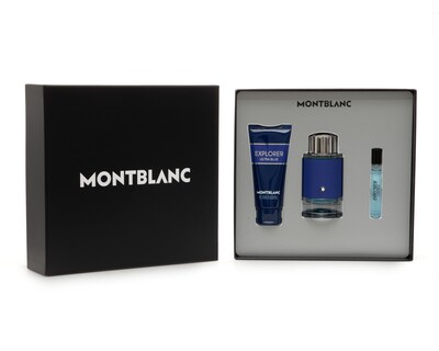 Foto 4 | Foto 4 | Estuche para Hombre Montblanc Explorer Ultra Blue 3 Piezas