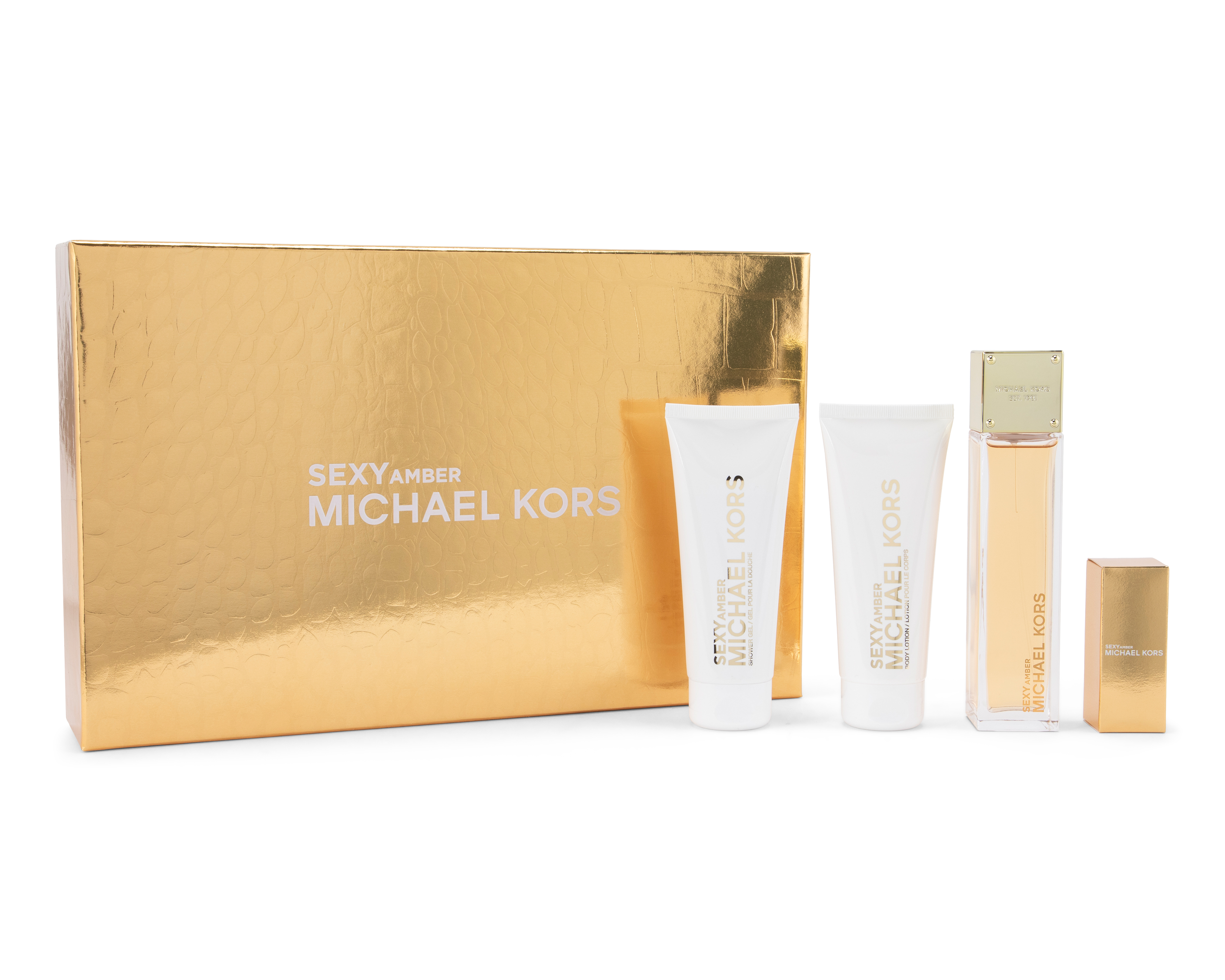 Estuche para Mujer Michael Kors Sexy Amber 4 Piezas