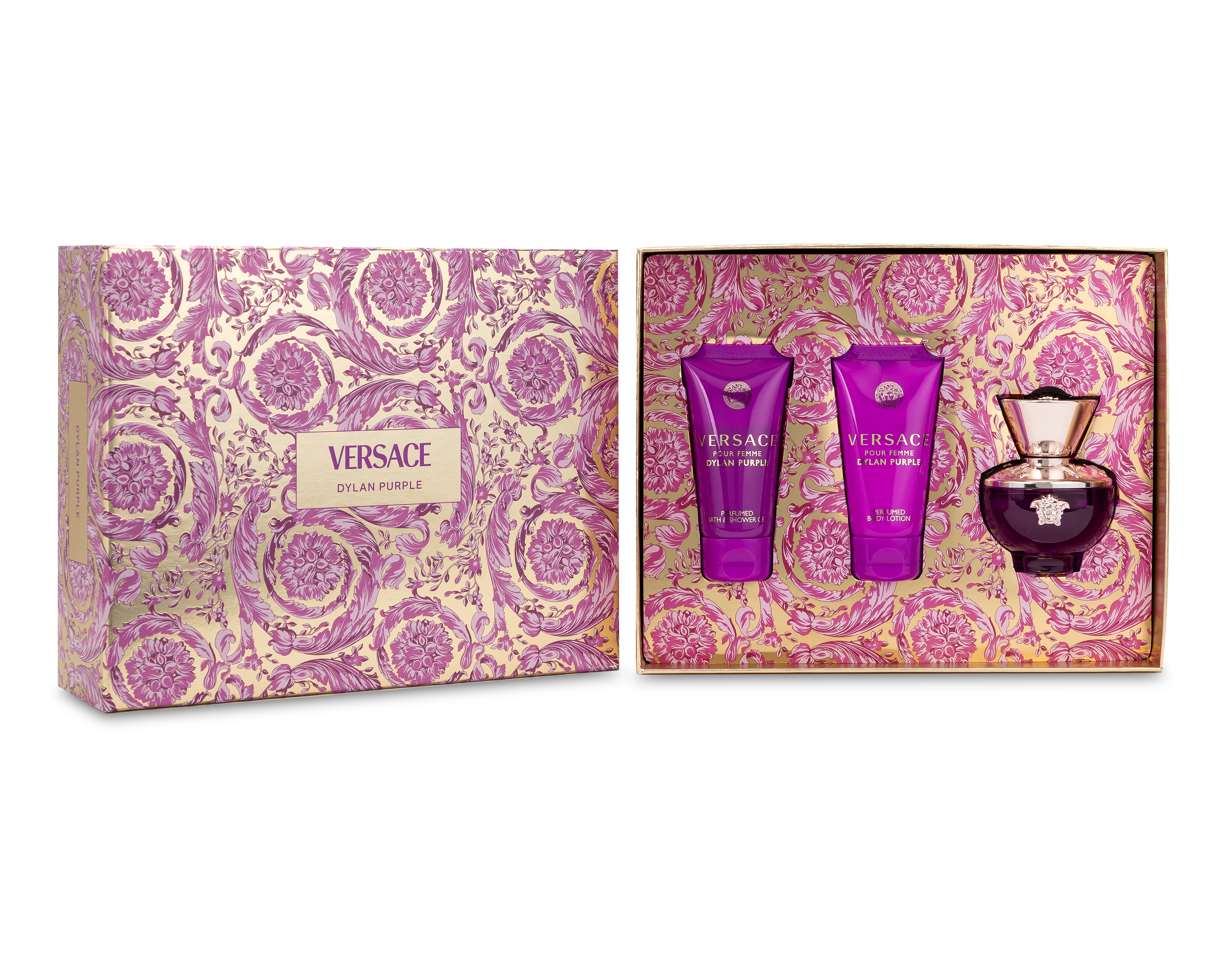 Foto 3 pulgar | Foto 2 | Estuche para Mujer Versace Dylan Purple 3 Piezas