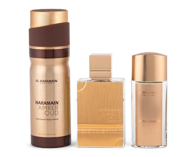 Foto 2 | Foto 2 | Estuche para Mujer Al Haramain Amber Oud Gold Edition 3 Piezas