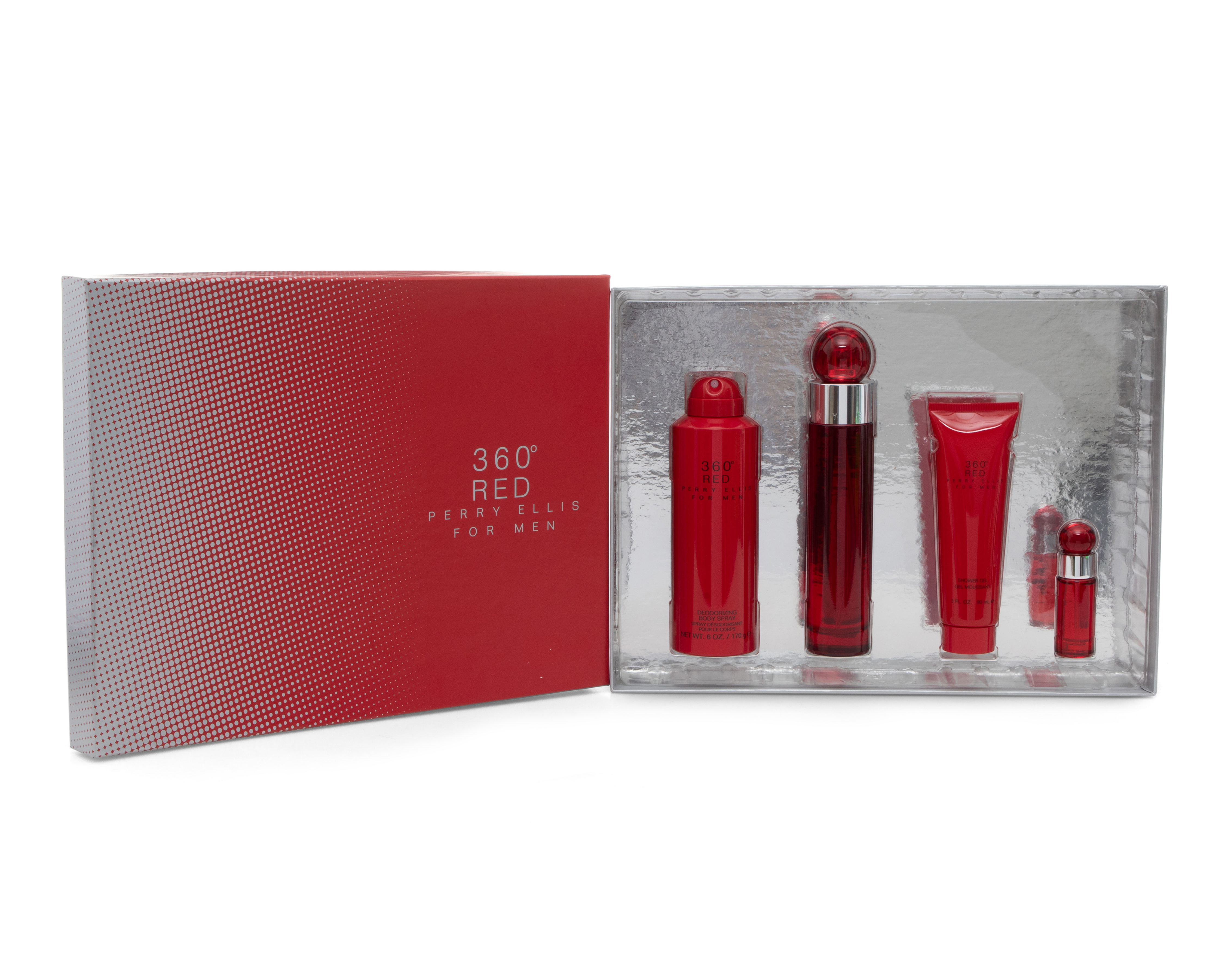 Foto 3 pulgar | Foto 2 | Estuche para Hombre Perry Ellis 360 Red 4 Piezas