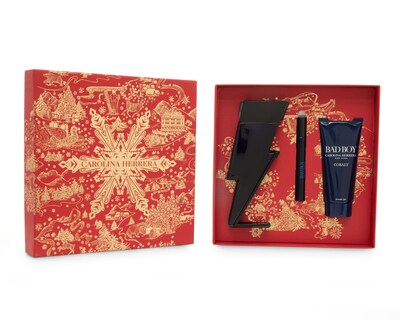 Foto 4 | Foto 4 | Estuche para Hombre Carolina Herrera Bad Boy Cobalt Elíxir 3 Piezas