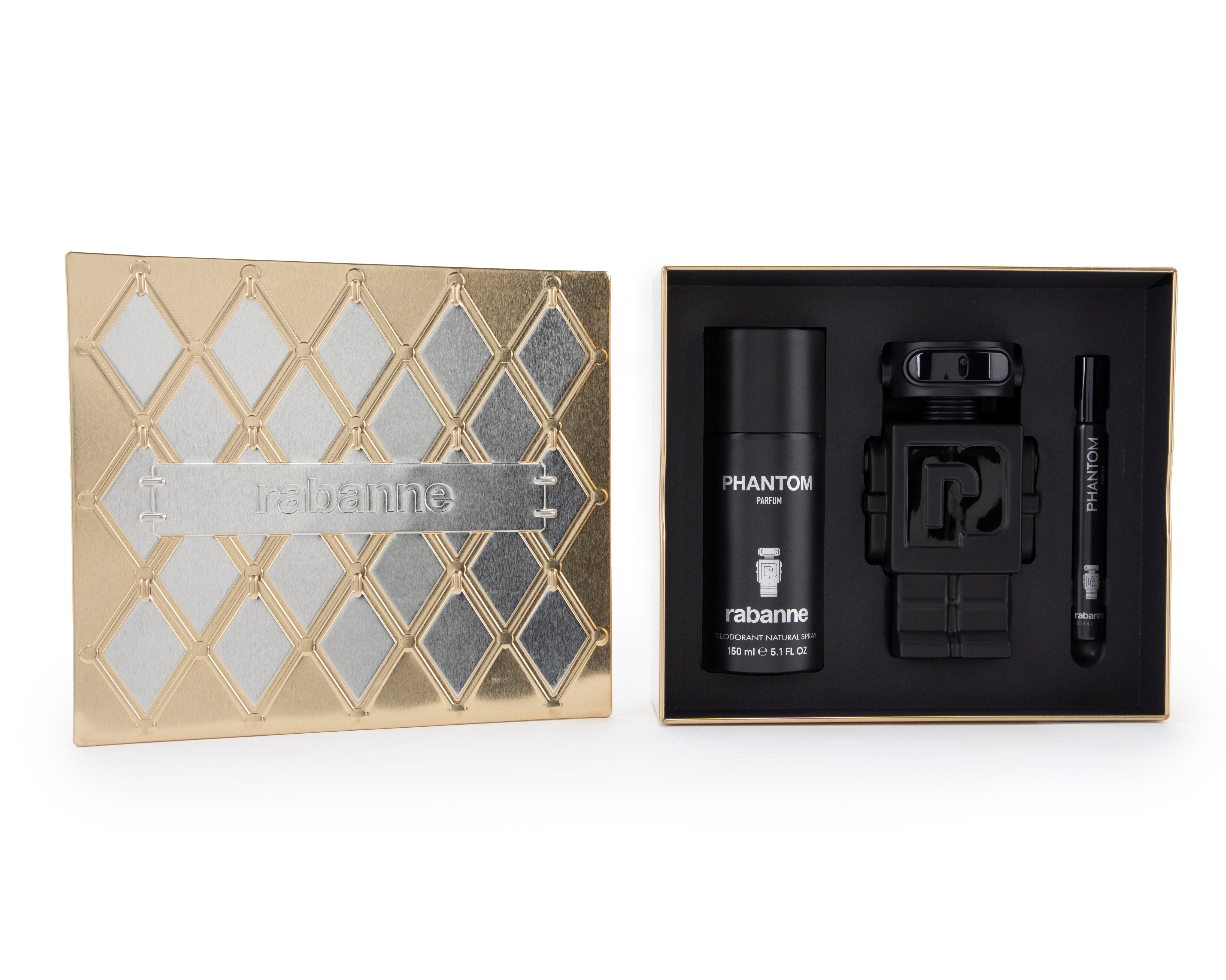 Foto 4 | Foto 4 | Estuche para Hombre Paco Rabanne Phantom Parfum 3 Piezas