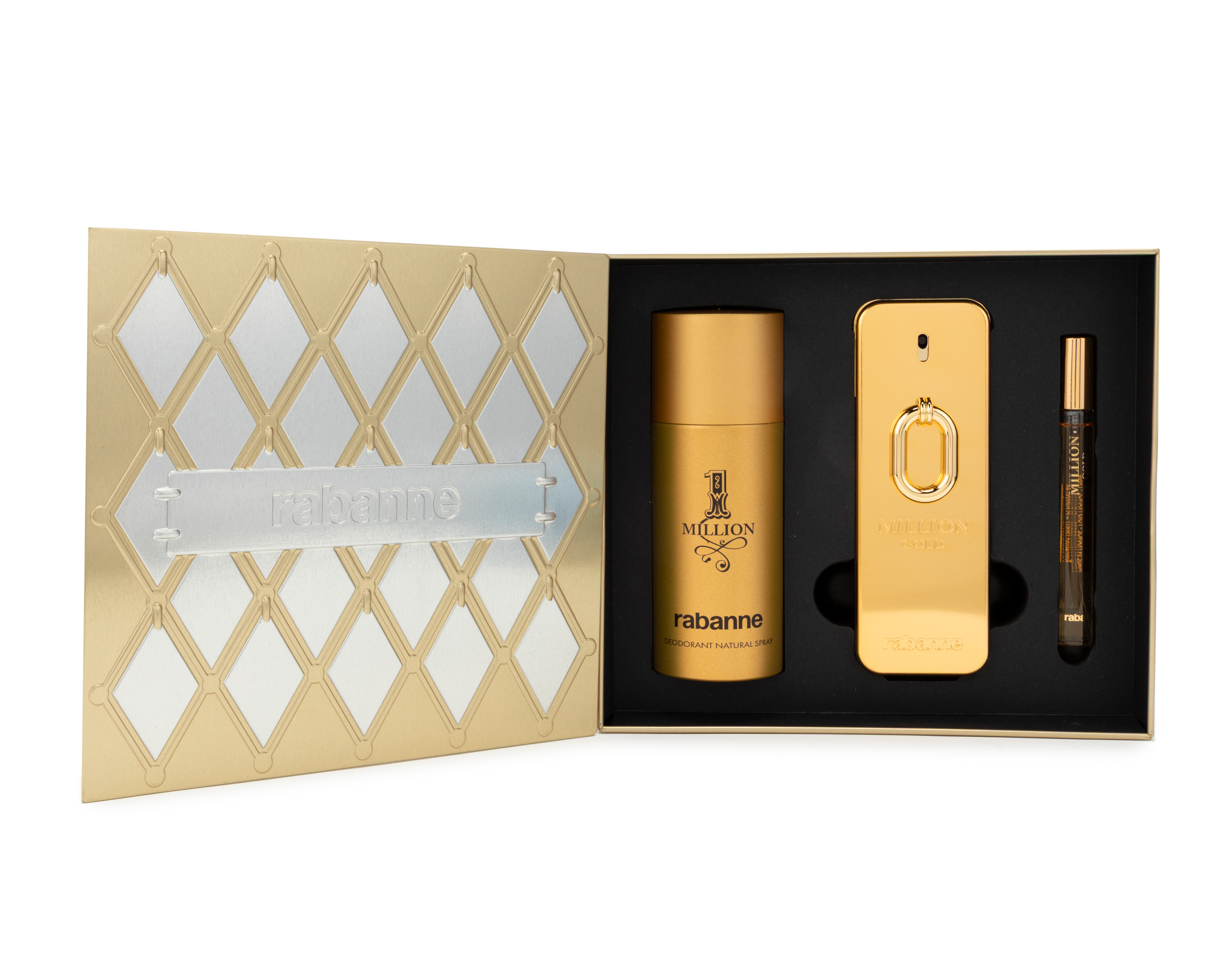 Foto 5 pulgar | Foto 4 | Estuche para Hombre Paco Rabanne 1 Million Gold 3 Piezas