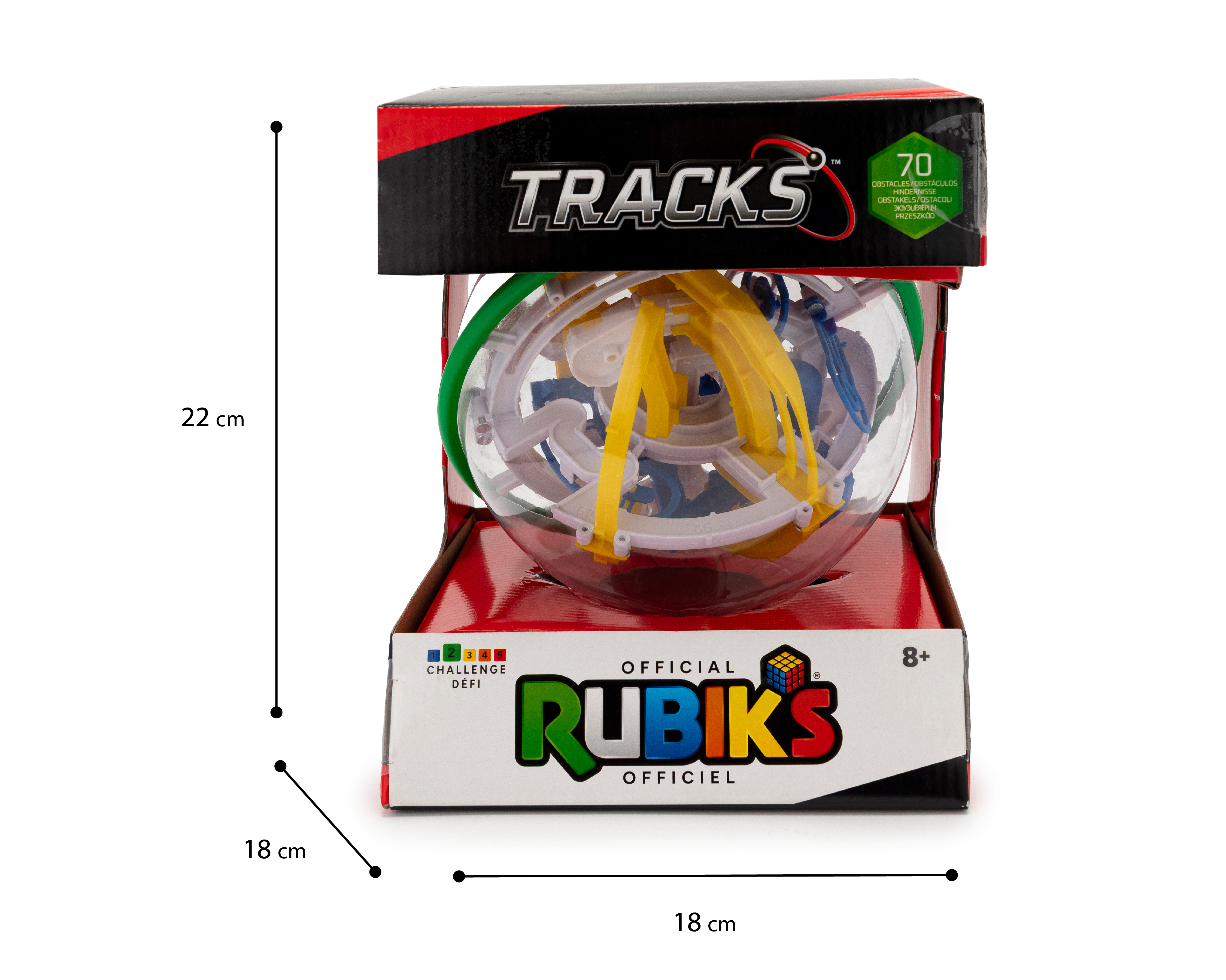 Foto 5 pulgar | Foto 4 | Juego de Mesa Rubik's Tracks 70 Obstáculos