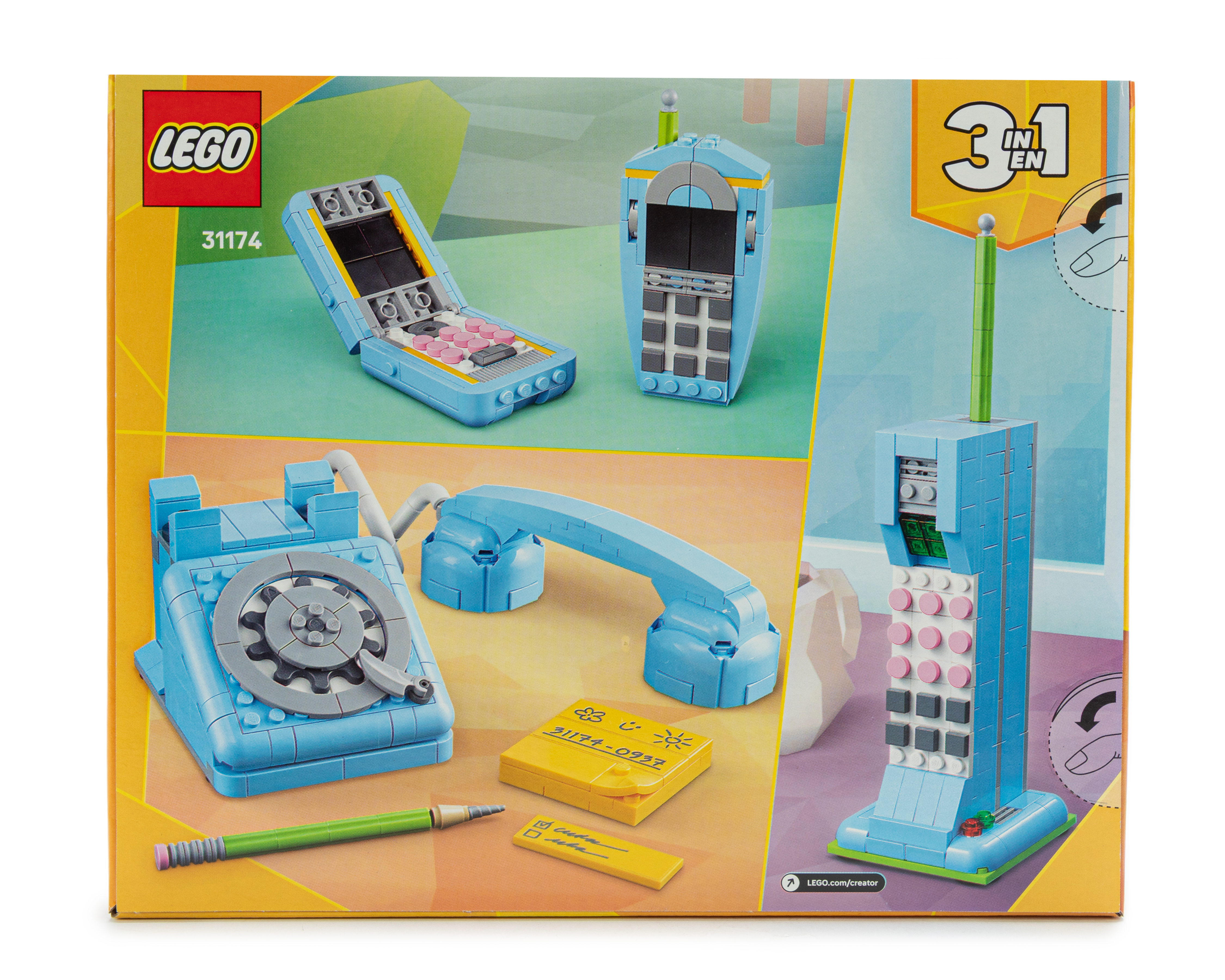 Foto 3 pulgar | Foto 2 | LEGO Creator 3 en1: Teléfono Retro
