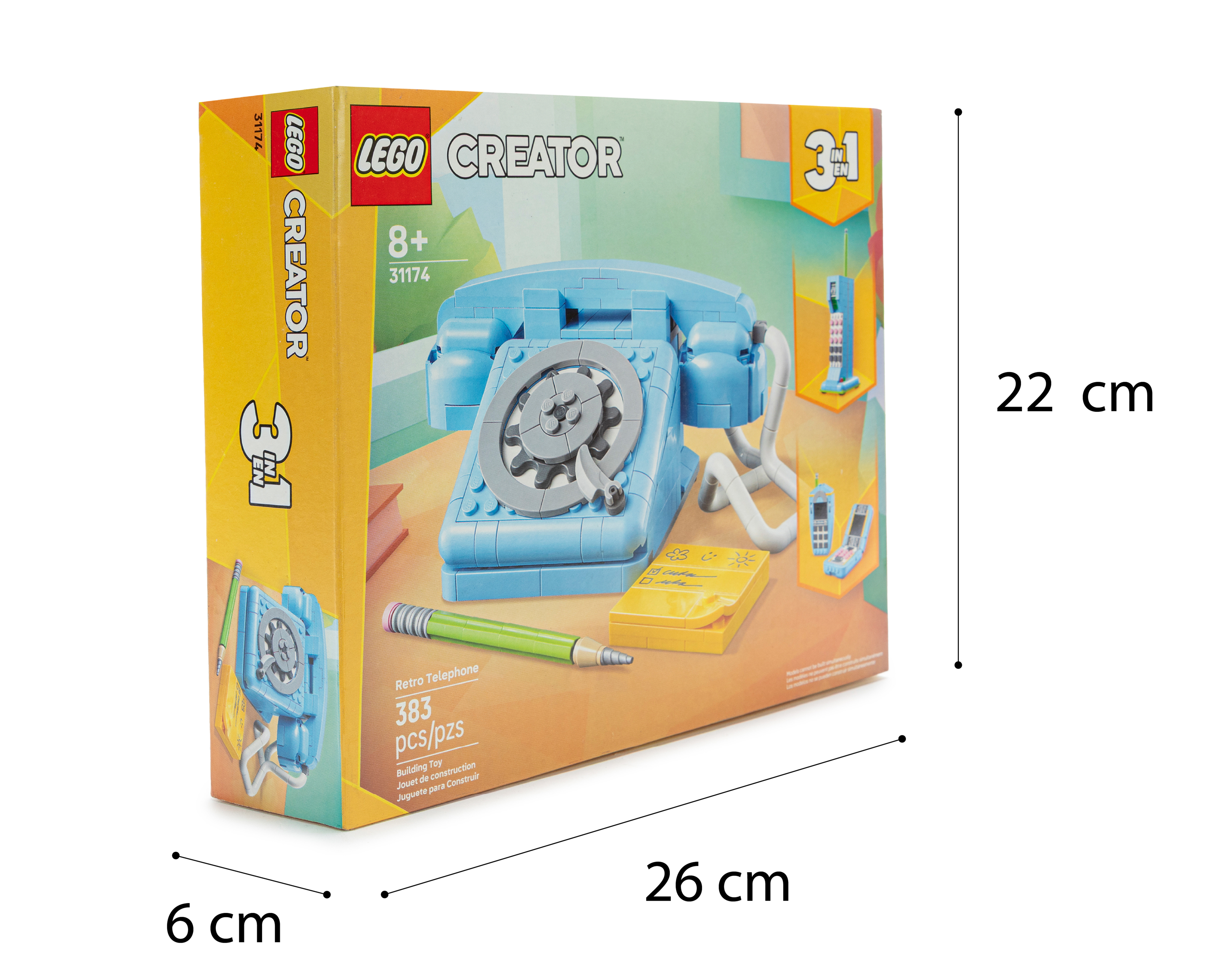 Foto 5 pulgar | Foto 4 | LEGO Creator 3 en1: Teléfono Retro
