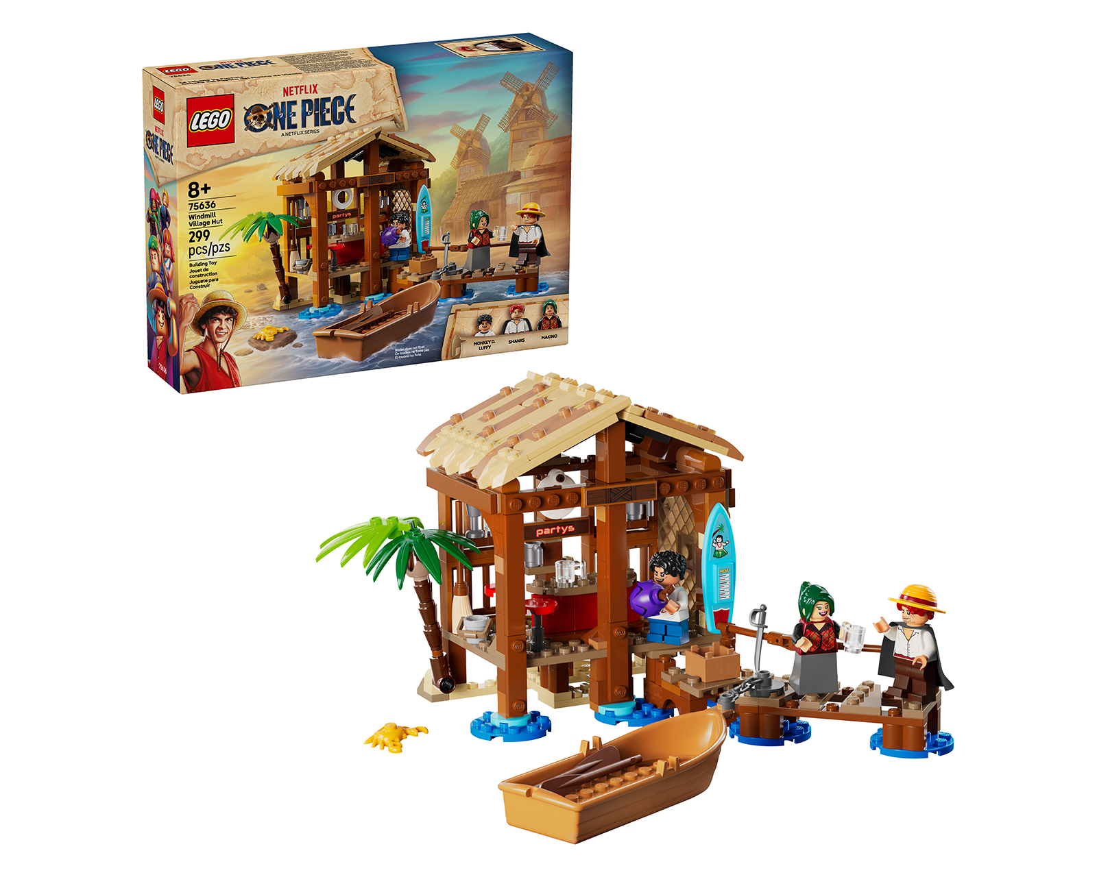 Foto 2 pulgar | Foto 1 | LEGO One Piece Cabaña del Pueblo del Molino de Viento