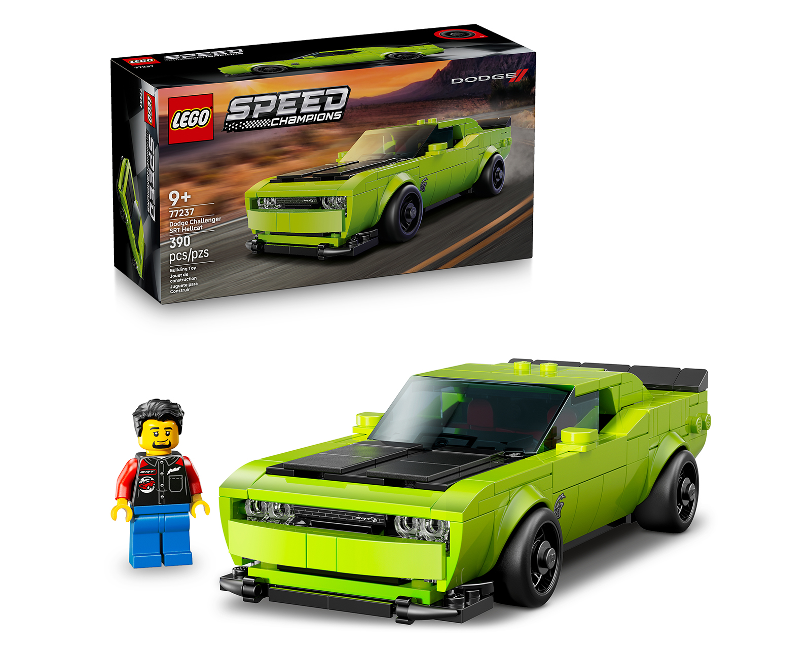 Foto 2 pulgar | Foto 1 | LEGO Speed Champions: Dodge Challenger SRT Hellcat