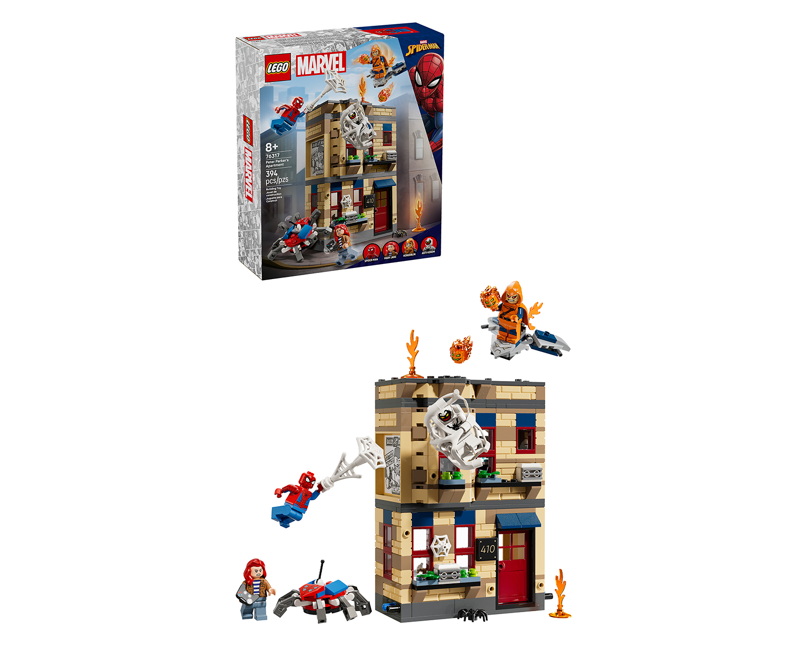 Foto 2 pulgar | Foto 1 | LEGO Marvel Spider-Man Peter Parker's Apartment