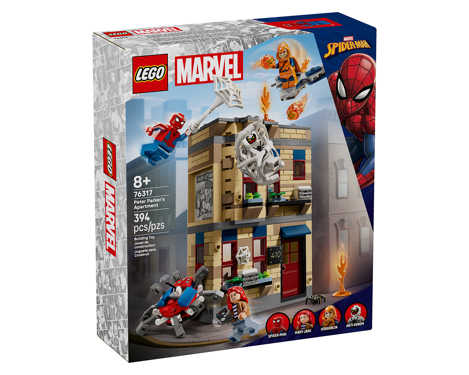 Foto 5 pulgar | Foto 4 | LEGO Marvel Spider-Man Peter Parker's Apartment
