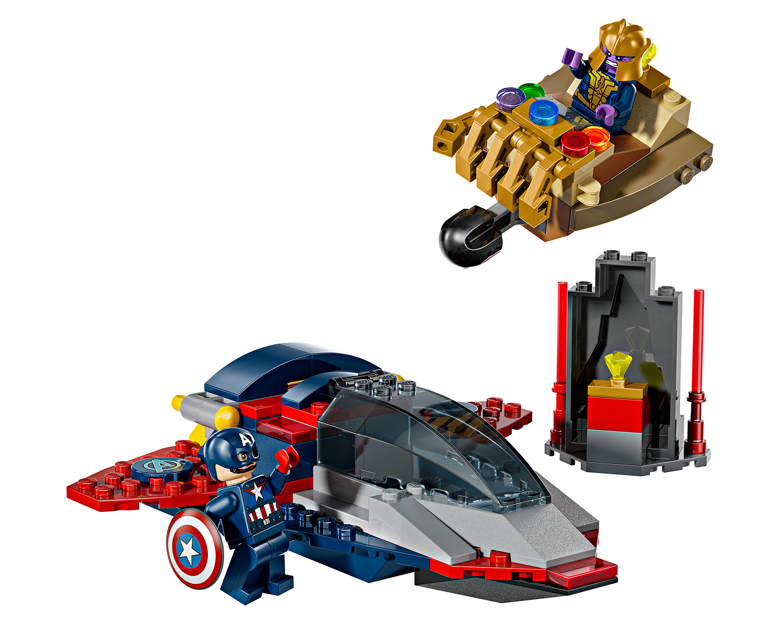 Foto 4 pulgar | Foto 3 | LEGO Marvel Capitán América vs. Thanos