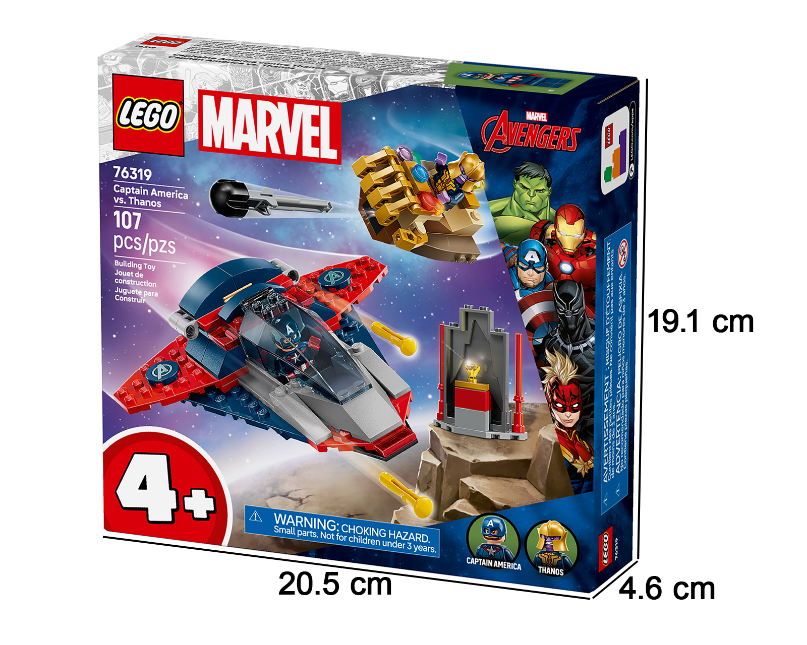 Foto 6 pulgar | Foto 5 | LEGO Marvel Capitán América vs. Thanos