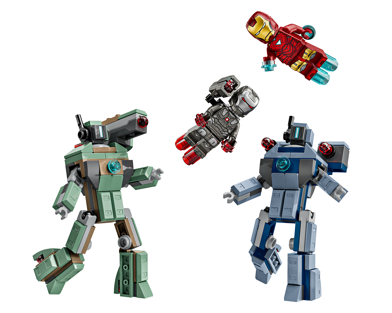 Foto 4 pulgar | Foto 3 | LEGO MARVEL: Iron Man y Máquina de Guerra vs. Drones de Hammer