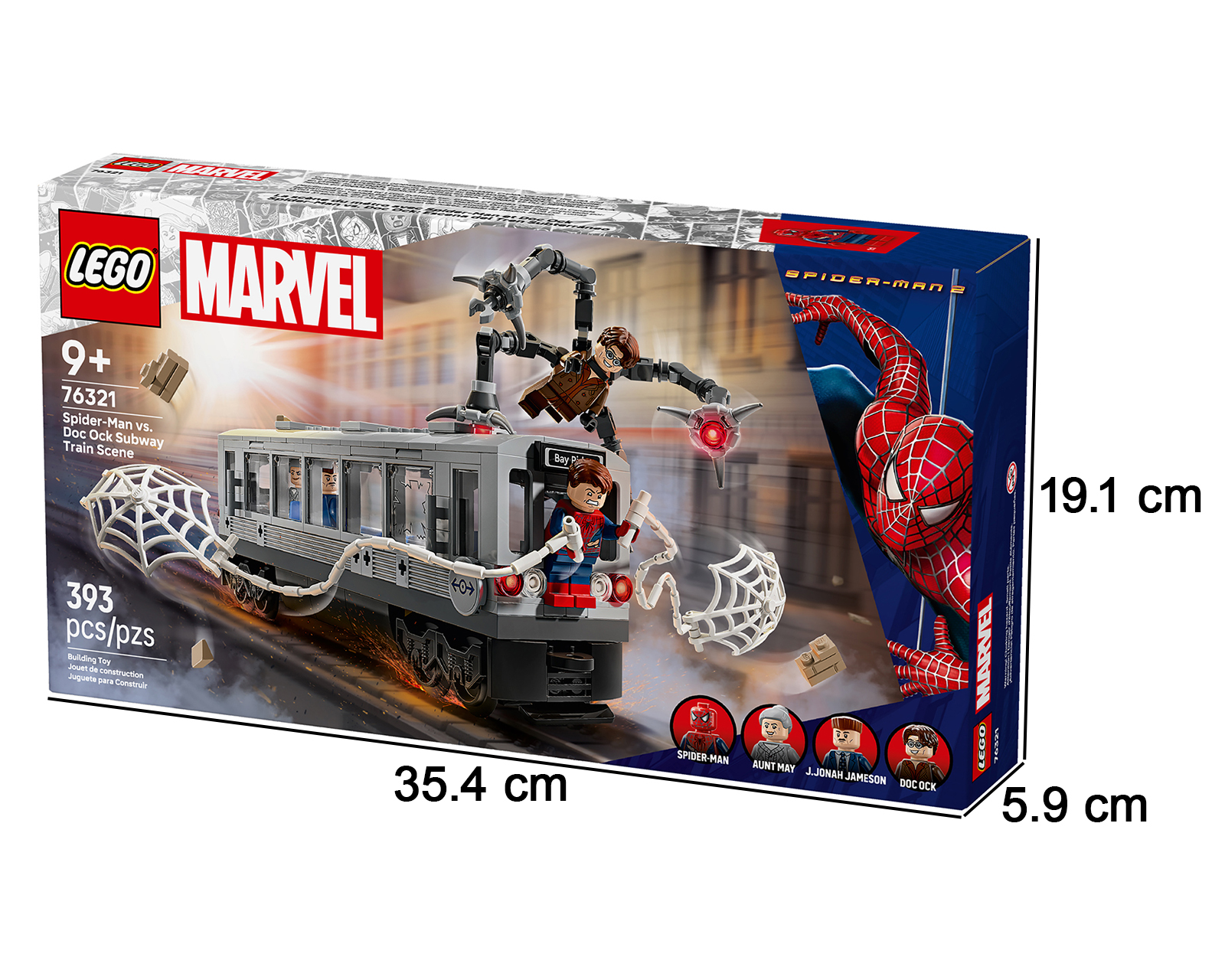 Foto 6 pulgar | Foto 5 | LEGO Marvel: Escena del Metro de Spider-Man Contra Doc Ock