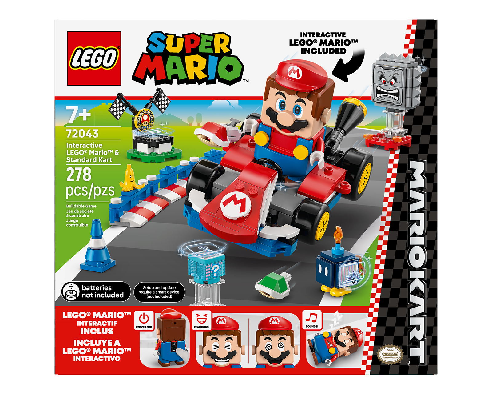 Foto 3 pulgar | Foto 2 | LEGO Super Mario: Mario interactivo y Kart estándar