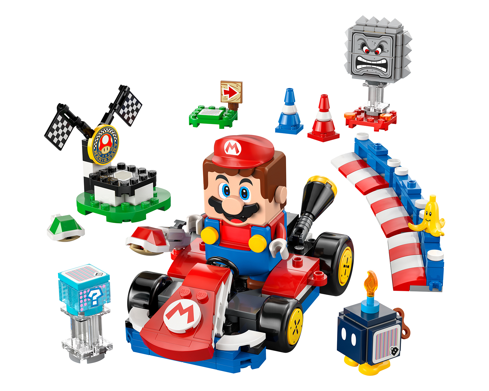 Foto 3 | Foto 3 | LEGO Super Mario: Mario interactivo y Kart estándar