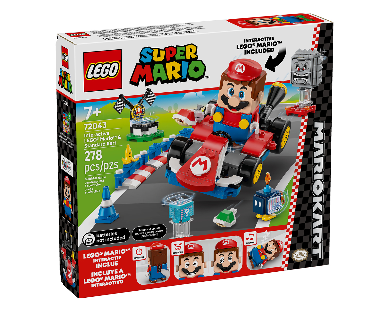 Foto 4 | Foto 4 | LEGO Super Mario: Mario interactivo y Kart estándar