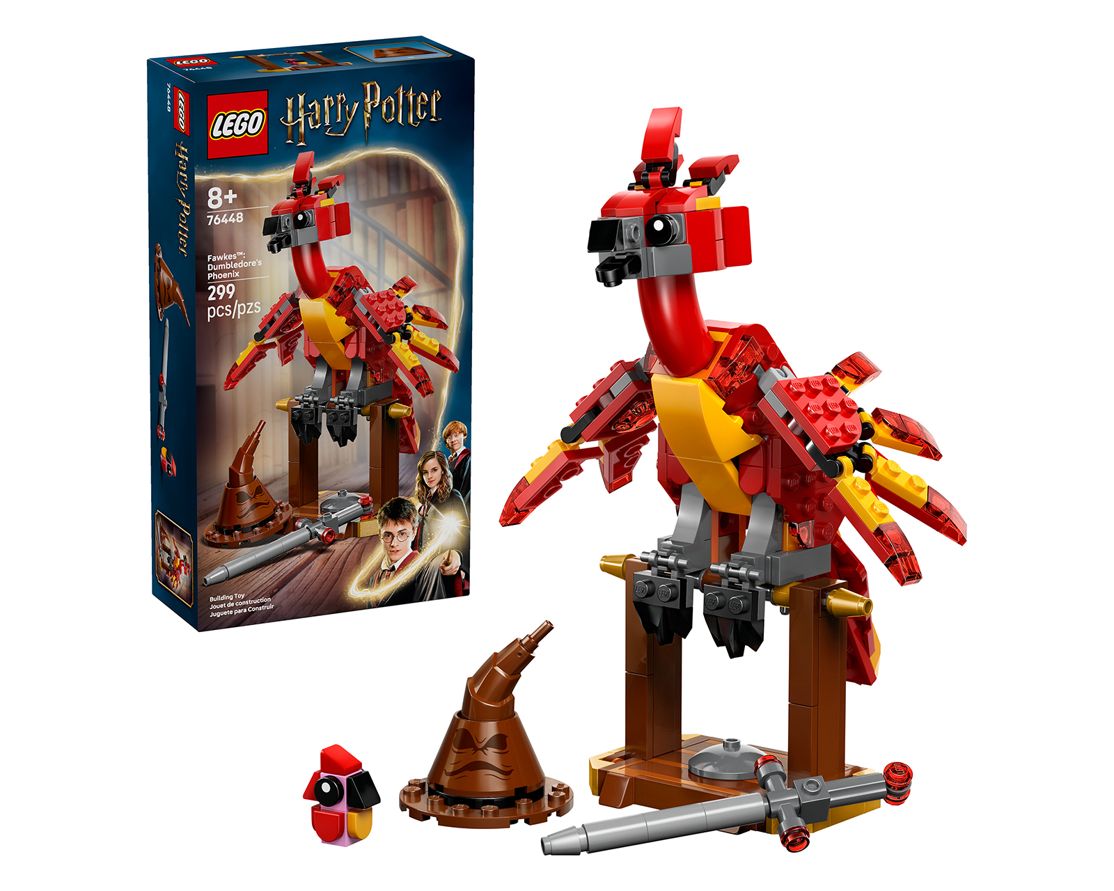 Foto 2 pulgar | Foto 1 | LEGO Harry Potter Fawkes: Fénix de Dumbledore