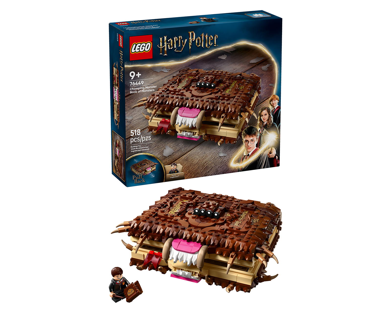 Foto 2 pulgar | Foto 1 | LEGO Harry Potter: Monstruoso Libro de los Monstruos Mordedor