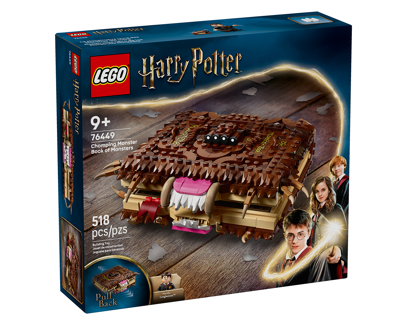 Foto 5 pulgar | Foto 4 | LEGO Harry Potter: Monstruoso Libro de los Monstruos Mordedor