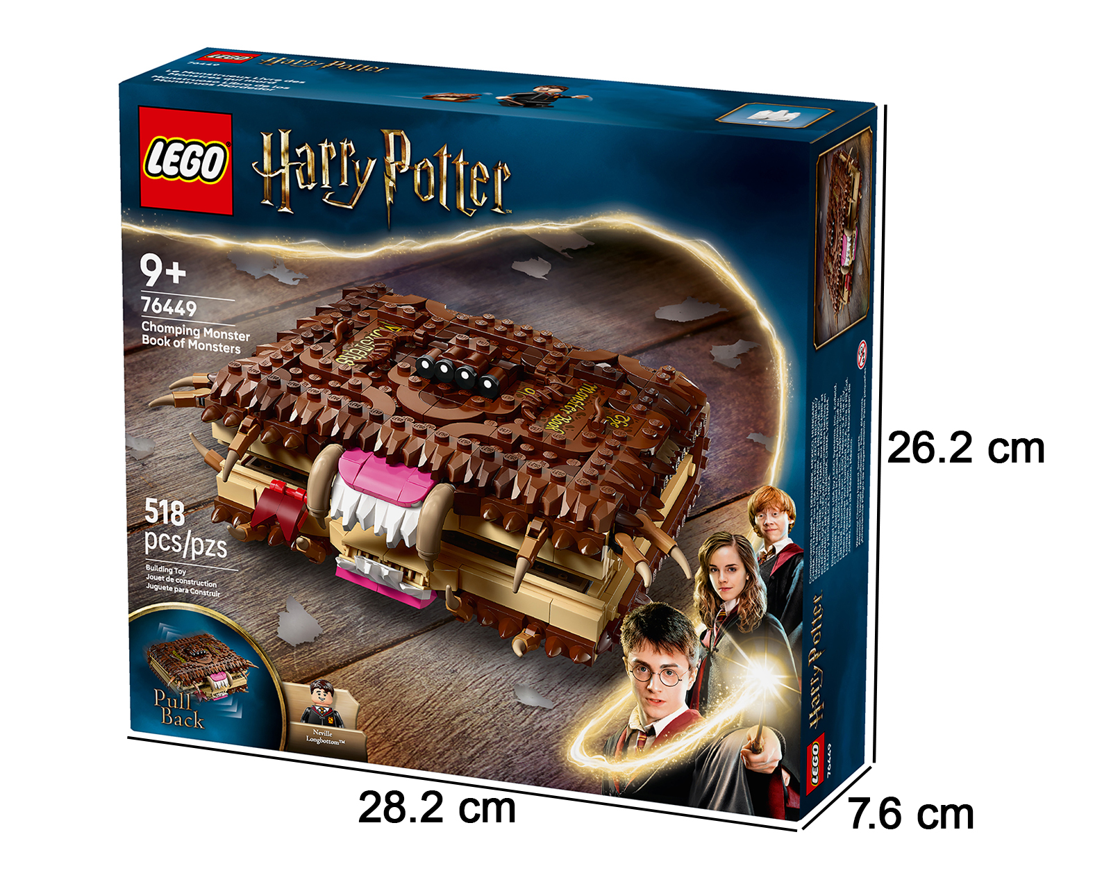 Foto 6 pulgar | Foto 5 | LEGO Harry Potter: Monstruoso Libro de los Monstruos Mordedor