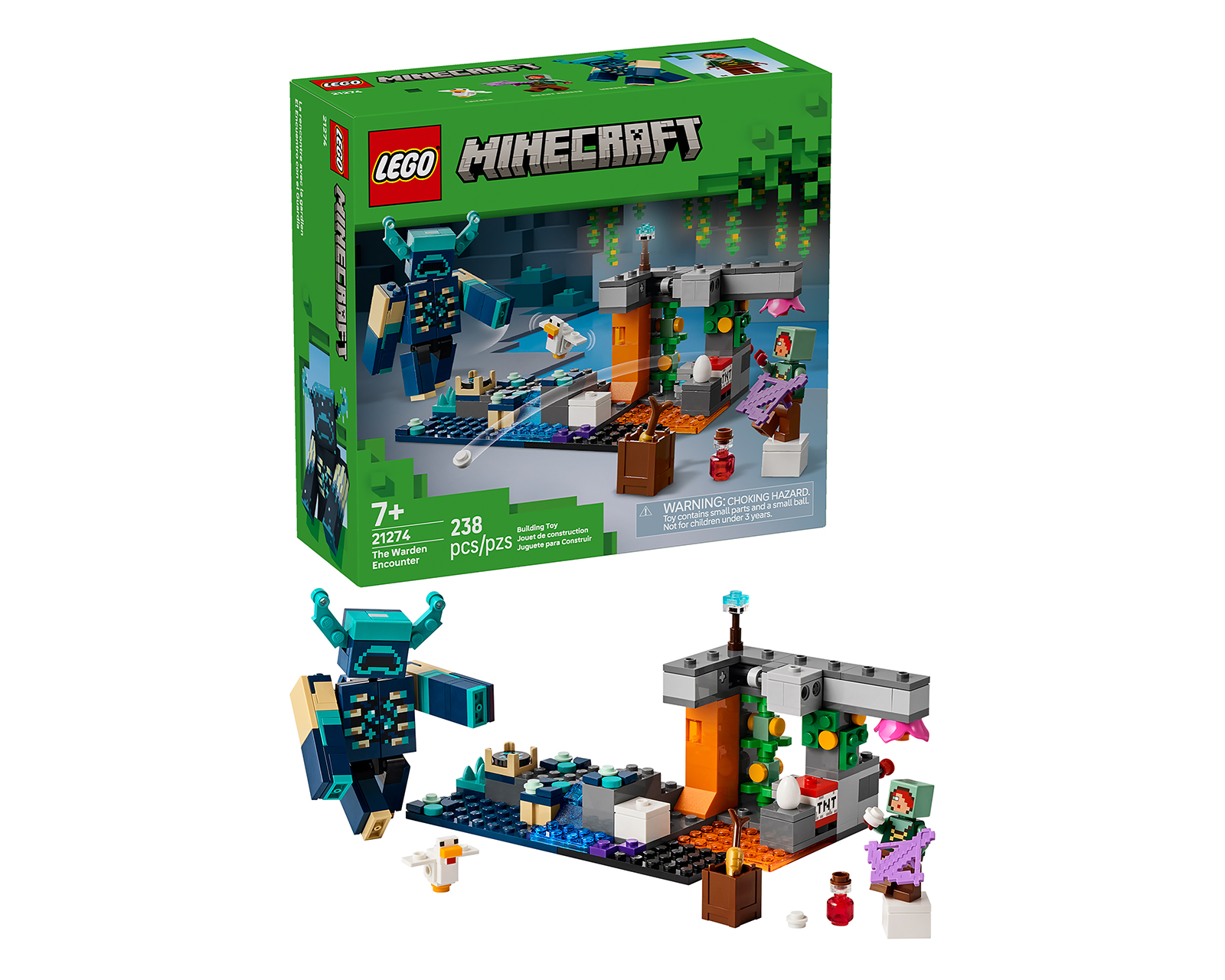 Foto 2 pulgar | Foto 1 | LEGO Minecraft: El Encuentro con el Guardia