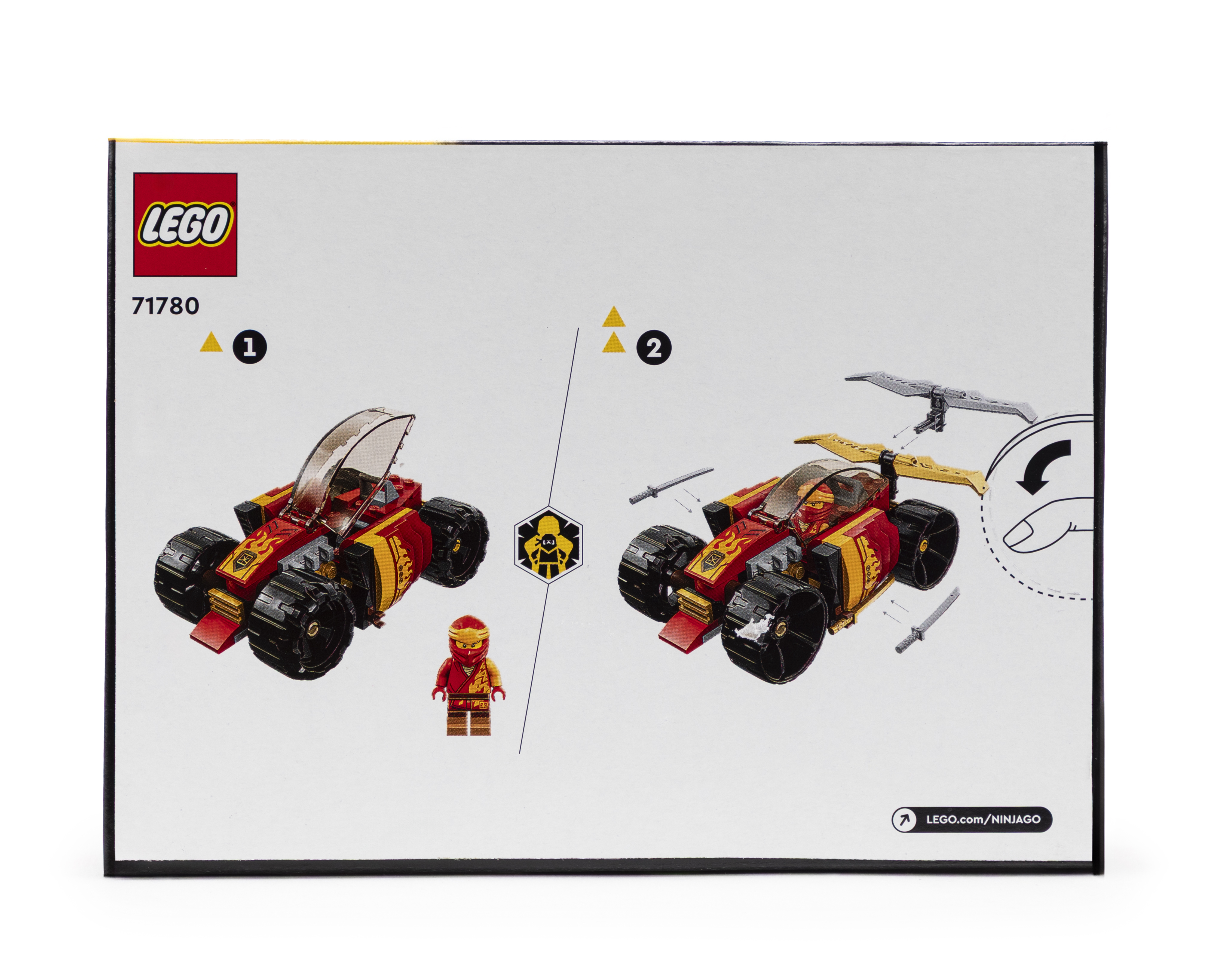 Foto 3 pulgar | Foto 2 | LEGO NinjaGo Coche de Carreras Ninja EVO de Kai