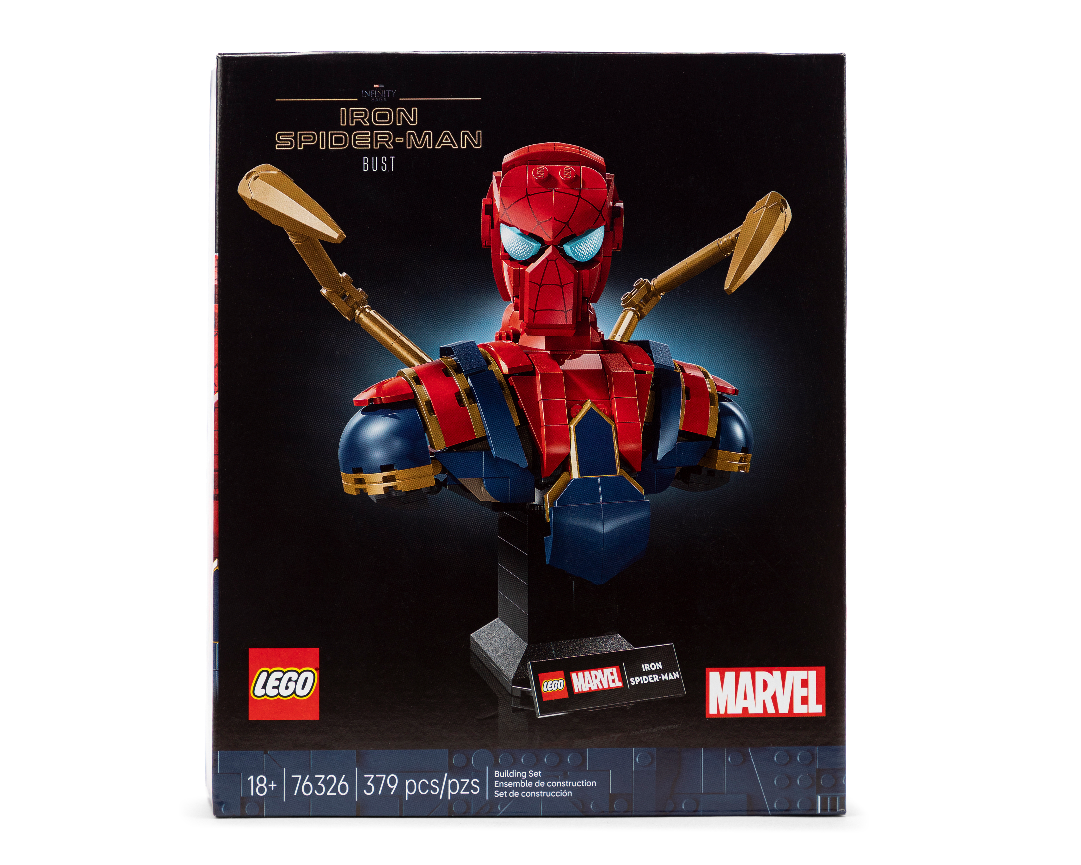 Foto 2 pulgar | Foto 1 | LEGO MARVEL: Busto de Iron Spider-Man