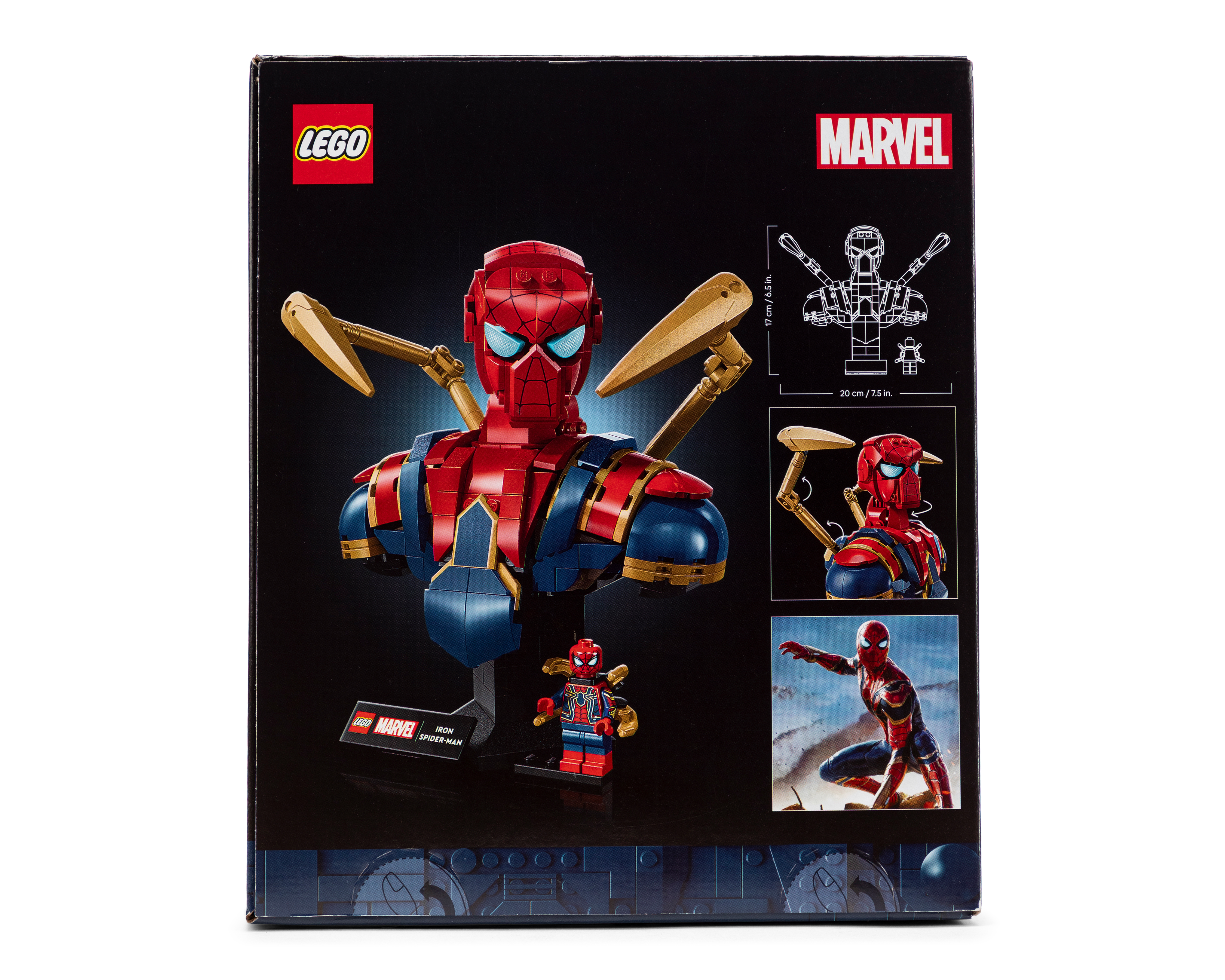 Foto 2 | Foto 2 | LEGO MARVEL: Busto de Iron Spider-Man