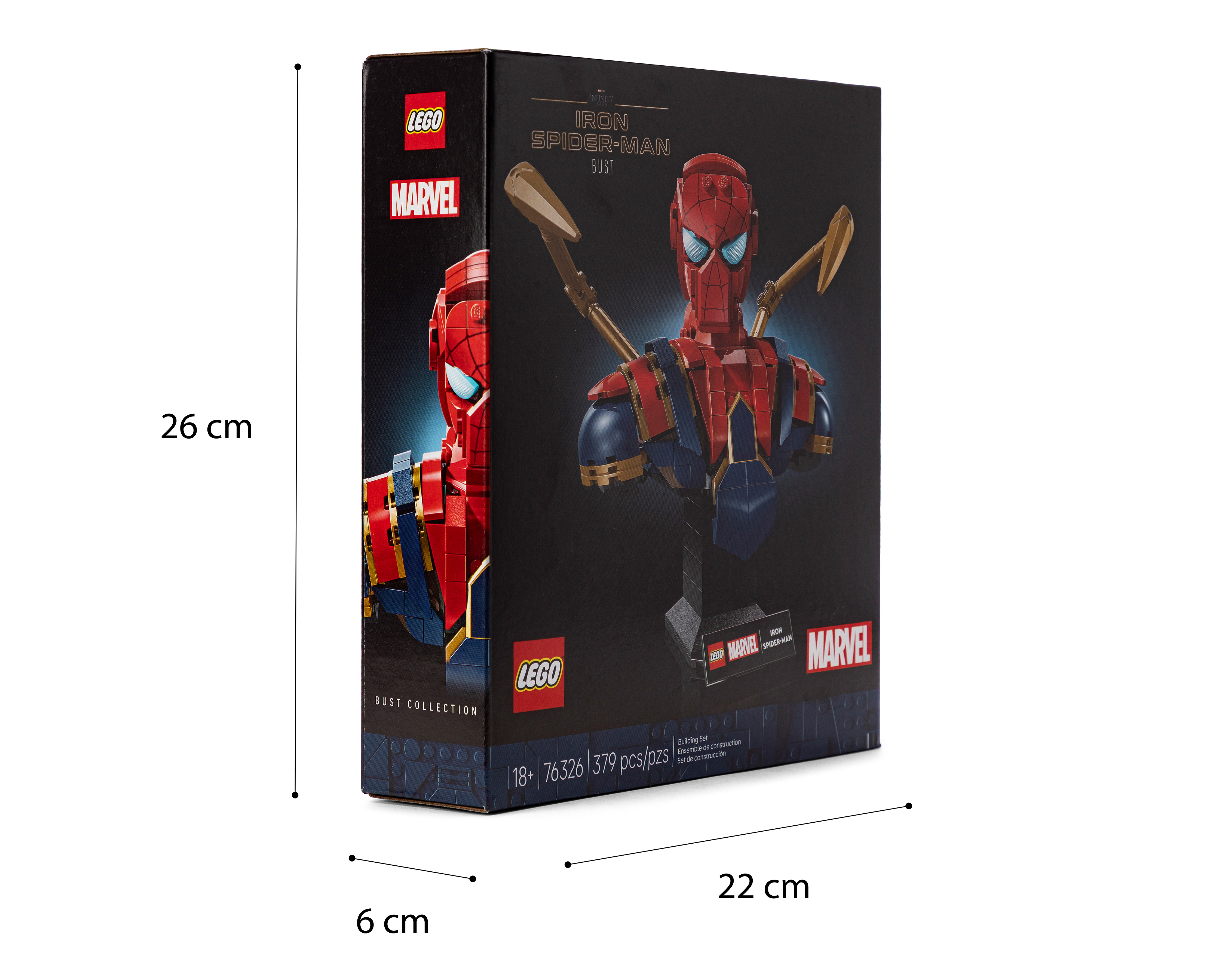 Foto 3 | Foto 3 | LEGO MARVEL: Busto de Iron Spider-Man