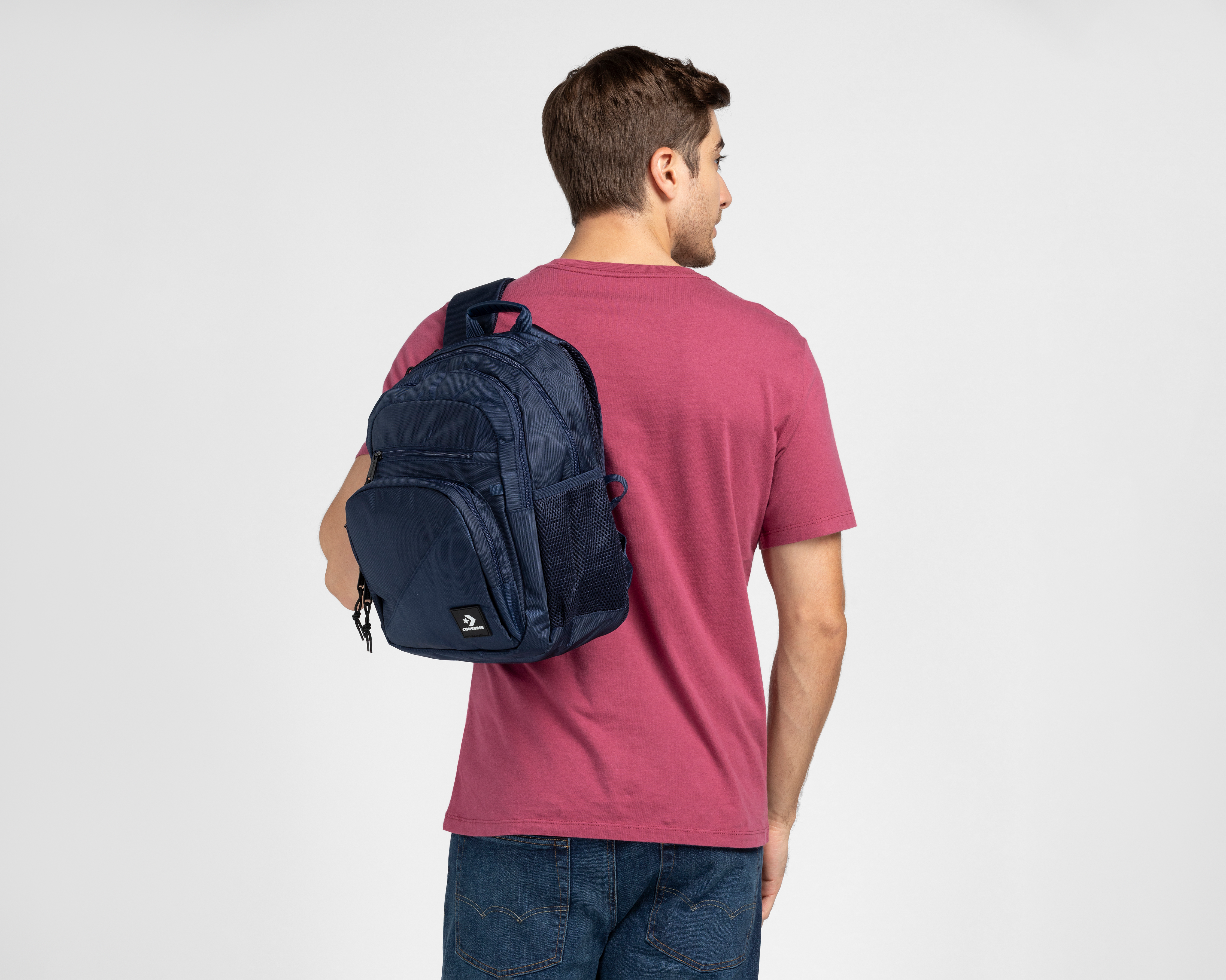 Foto 9 pulgar | Foto 8 | Mochila Escolar Converse Azul Marino