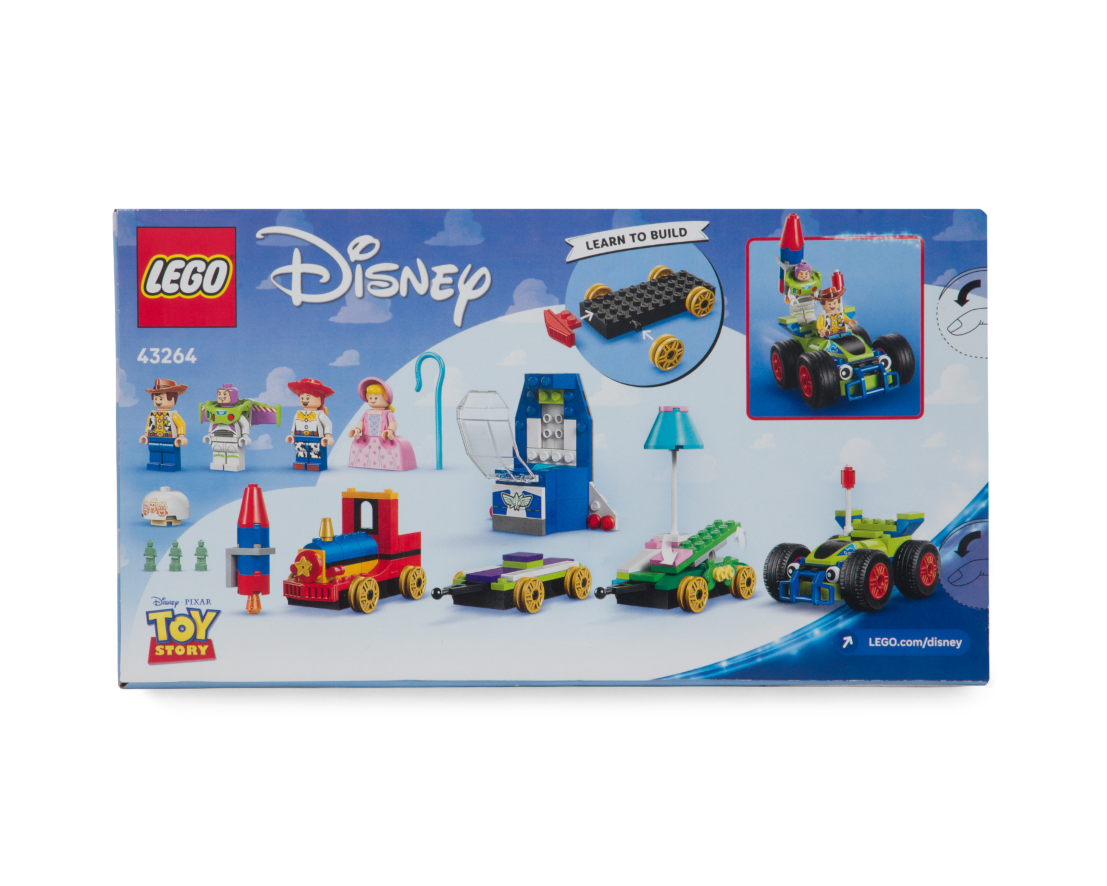 Foto 3 pulgar | Foto 2 | LEGO Disney: Tren de Celebración de Toy Story y Coche RC